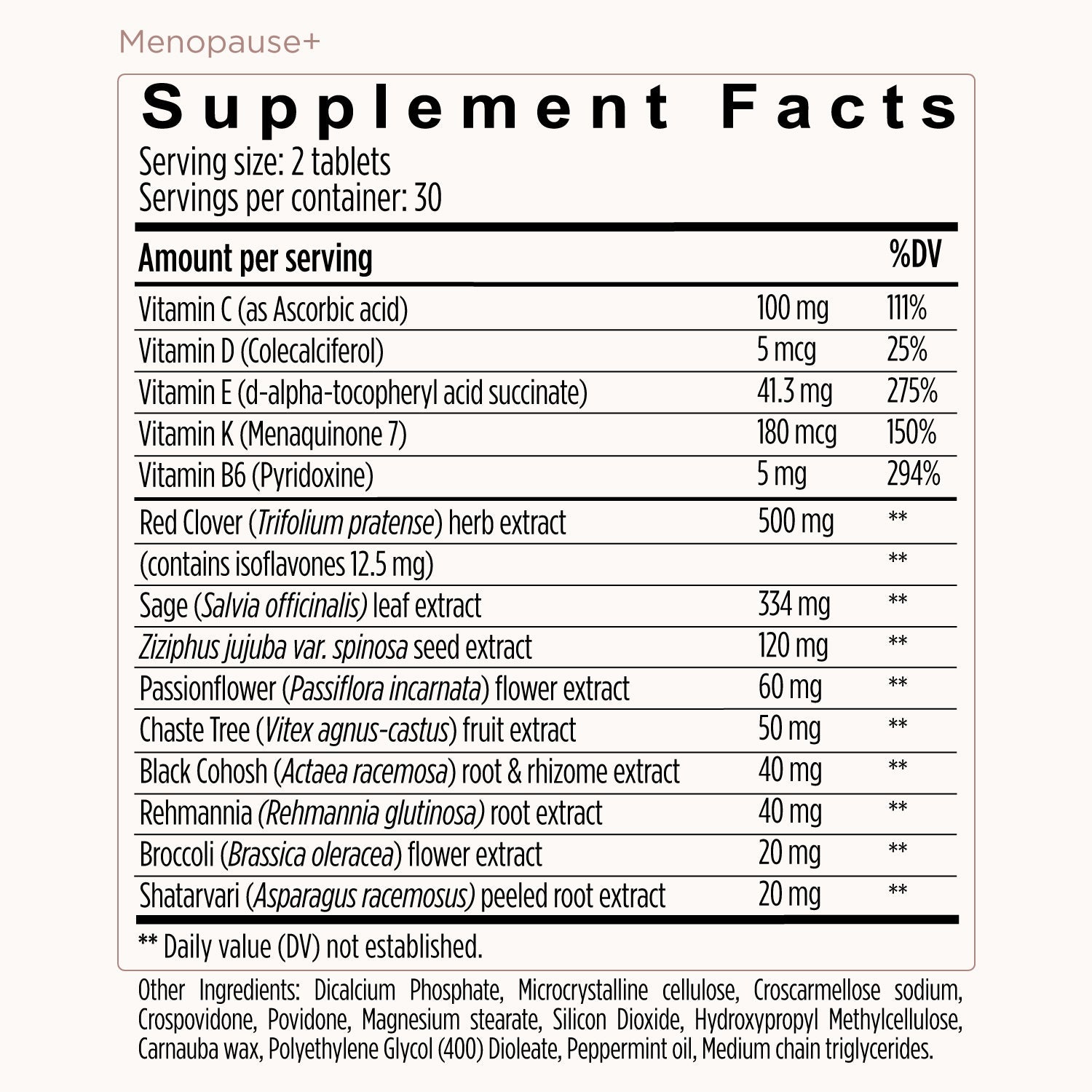Menopause+ Formula
