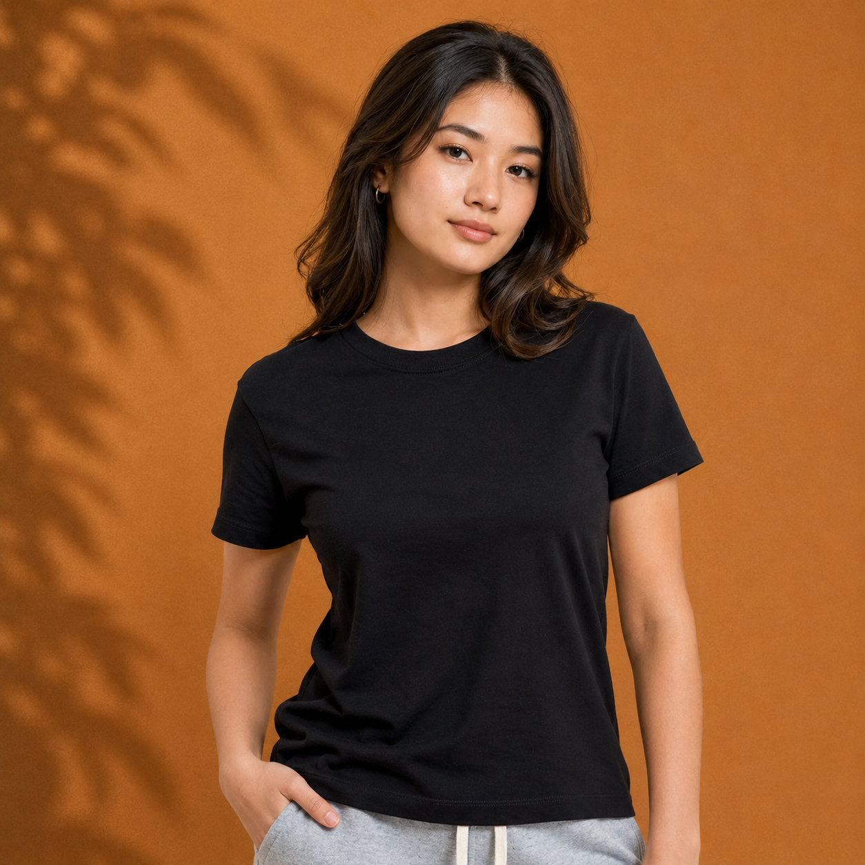 Organic Cotton Cropped T-Shirt