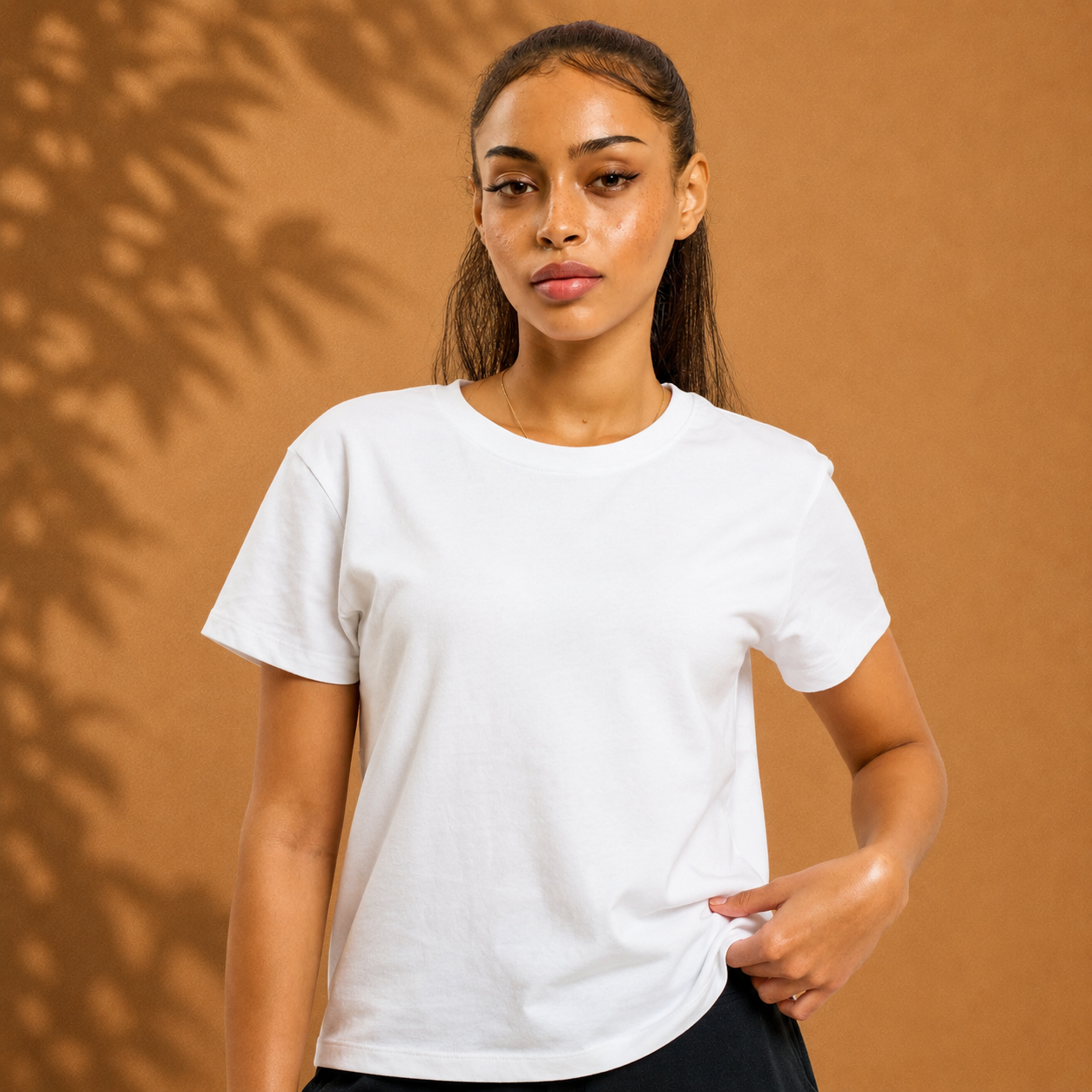 Organic Cotton Cropped T-Shirt