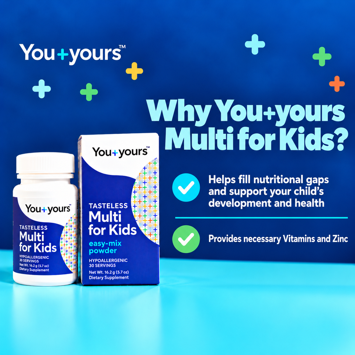 Tasteless Multivitamin Powder for Kids