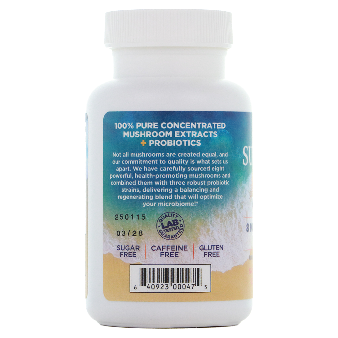 SuperBiome Mushroom Probiotic Capsules
