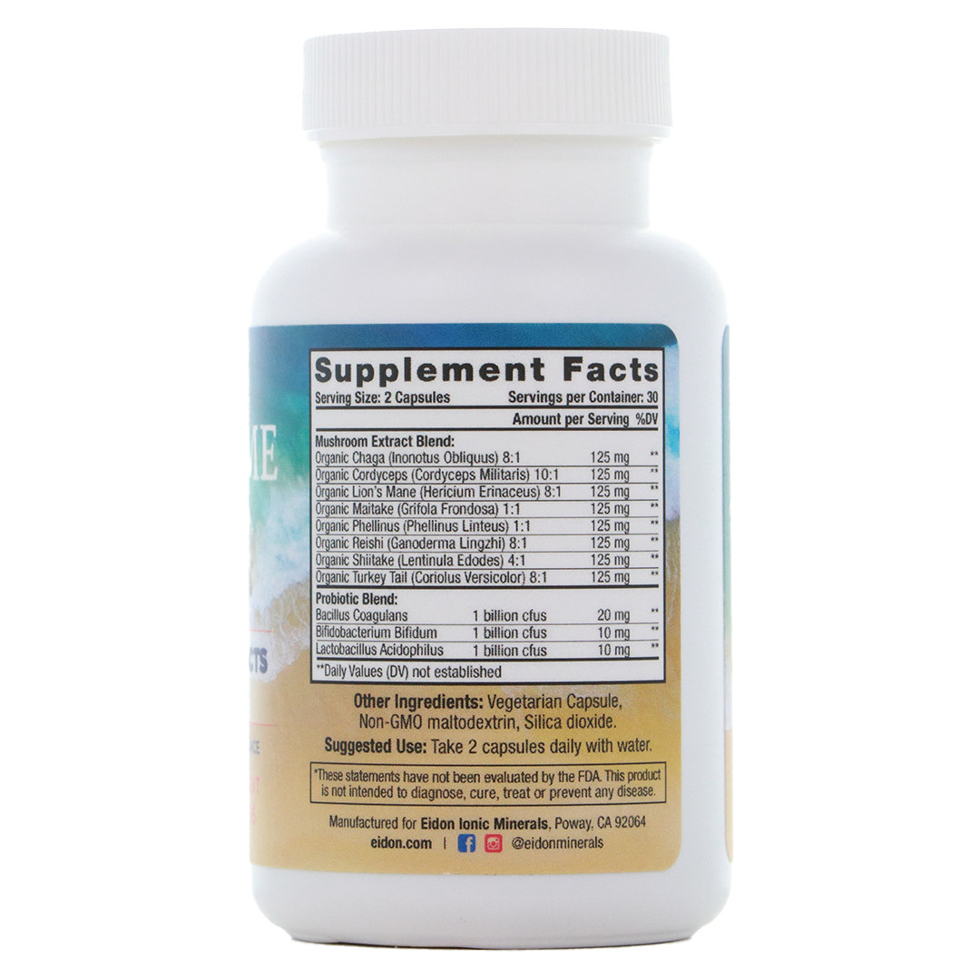 SuperBiome Mushroom Probiotic Capsules