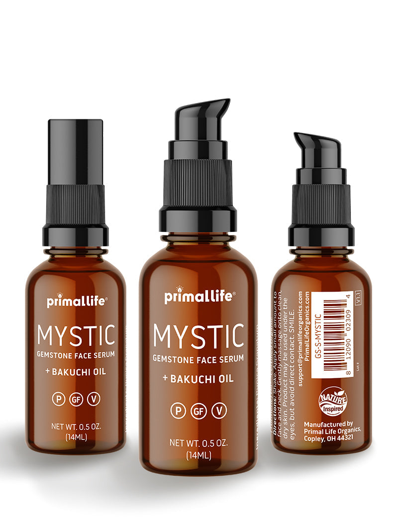 Mystic Gemstone & Hemp Facial Serum by Primal Life Organic II LLC