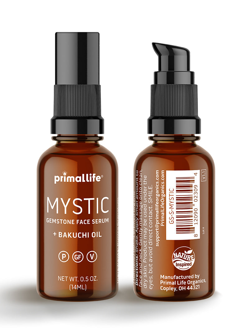 Mystic Gemstone & Hemp Facial Serum by Primal Life Organic II LLC