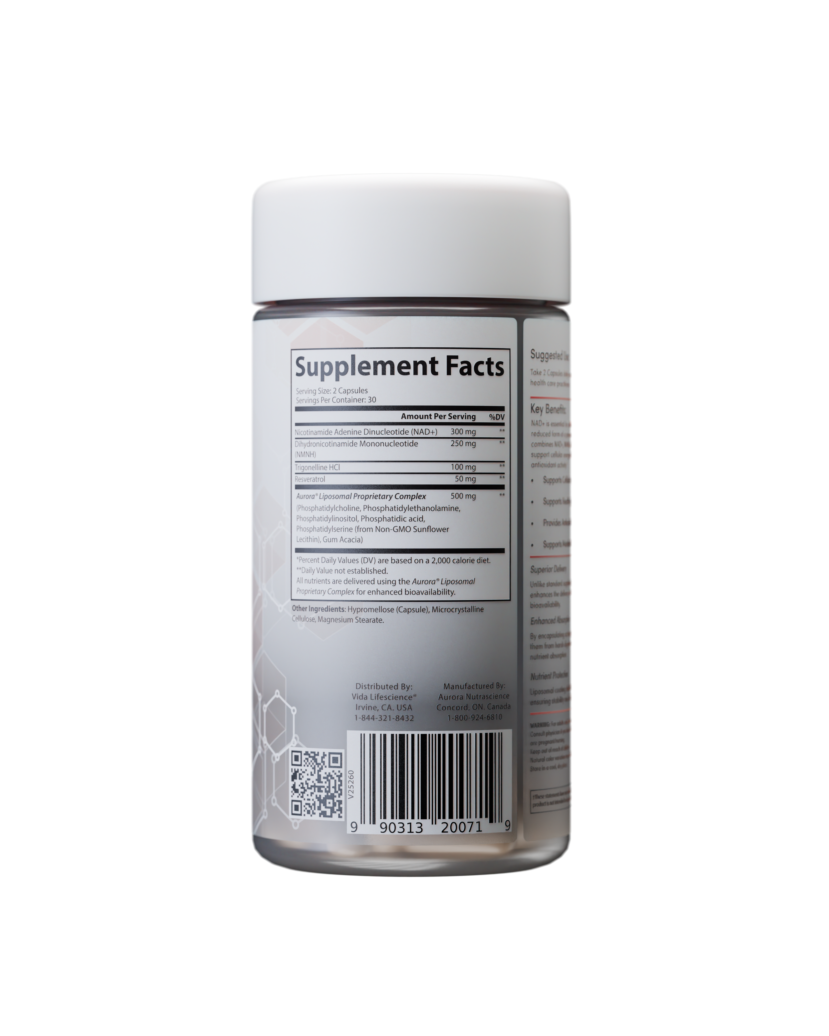 Liposomal NAD+ Capsules