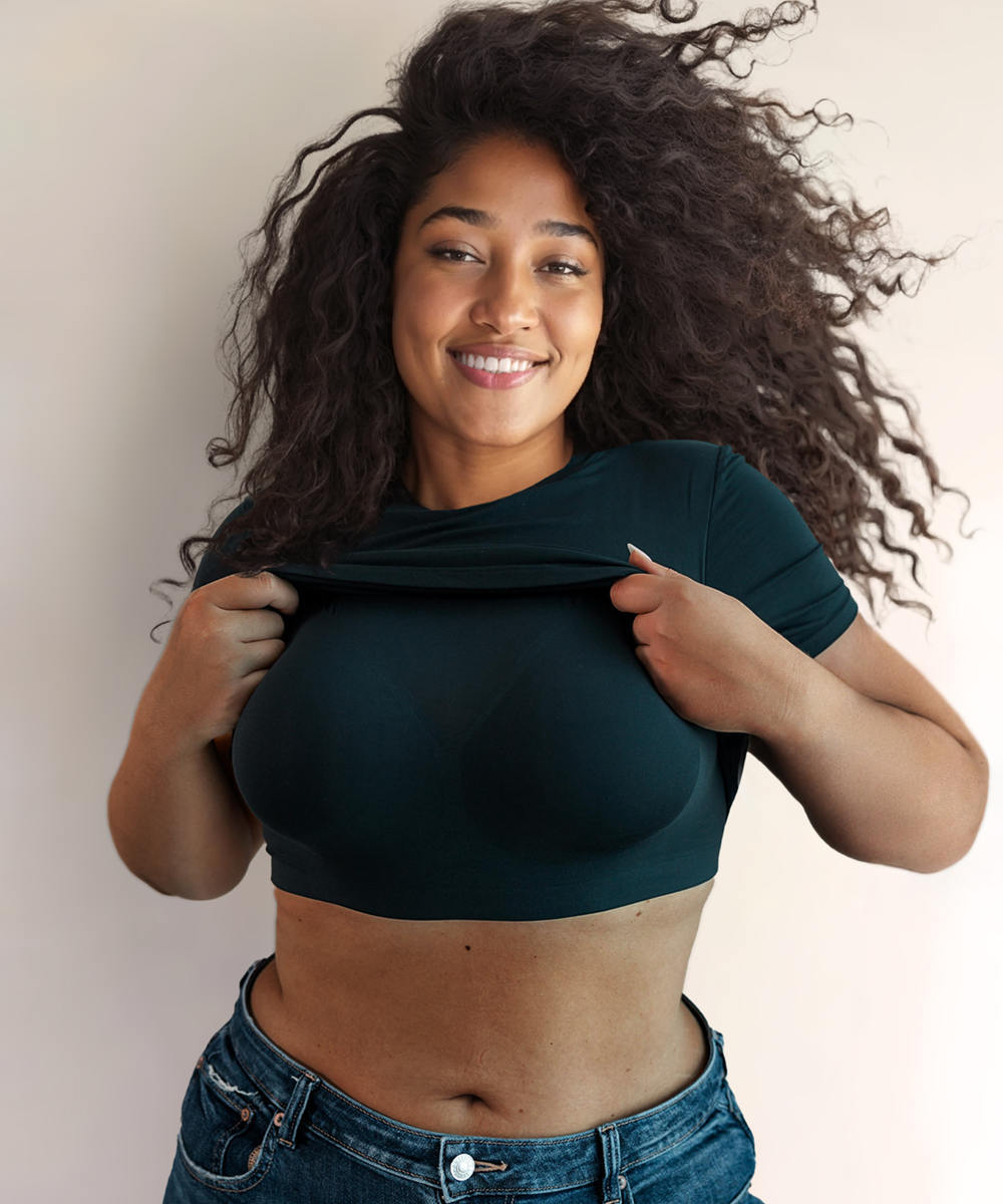 Everyday Elevated Crewneck Short Sleeve Brami by NOOD