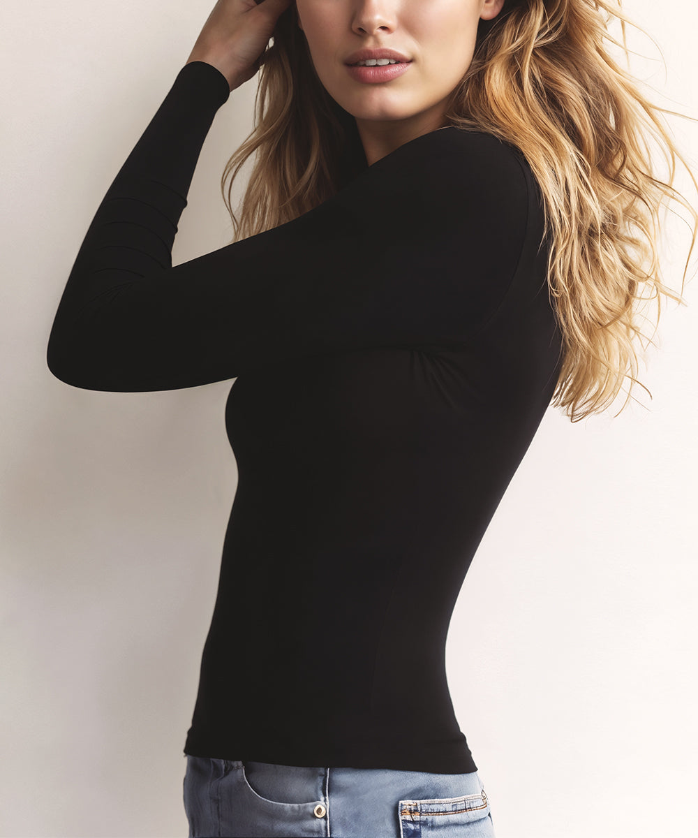 Everyday Elevated Crewneck Long Sleeve Brami by NOOD