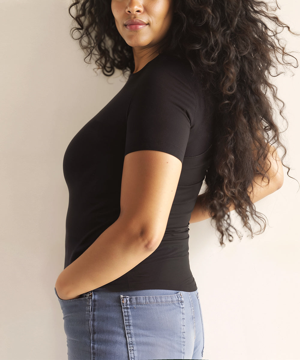 Everyday Elevated Crewneck Short Sleeve Brami by NOOD