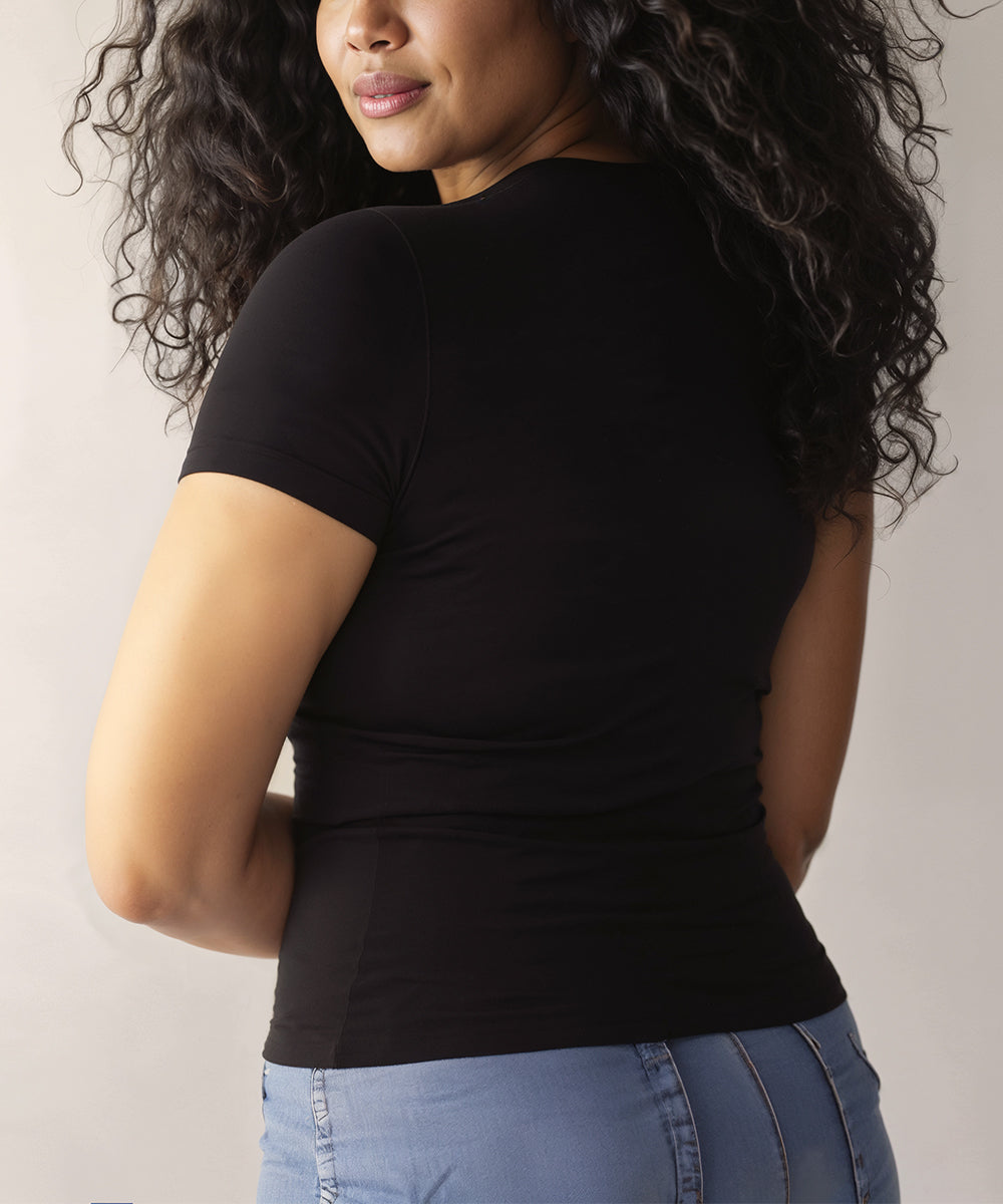 Everyday Elevated Crewneck Short Sleeve Brami by NOOD