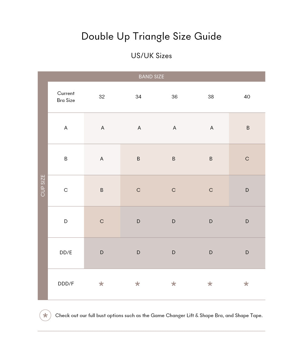 Double Up Triangle Push Up Pads by NOOD