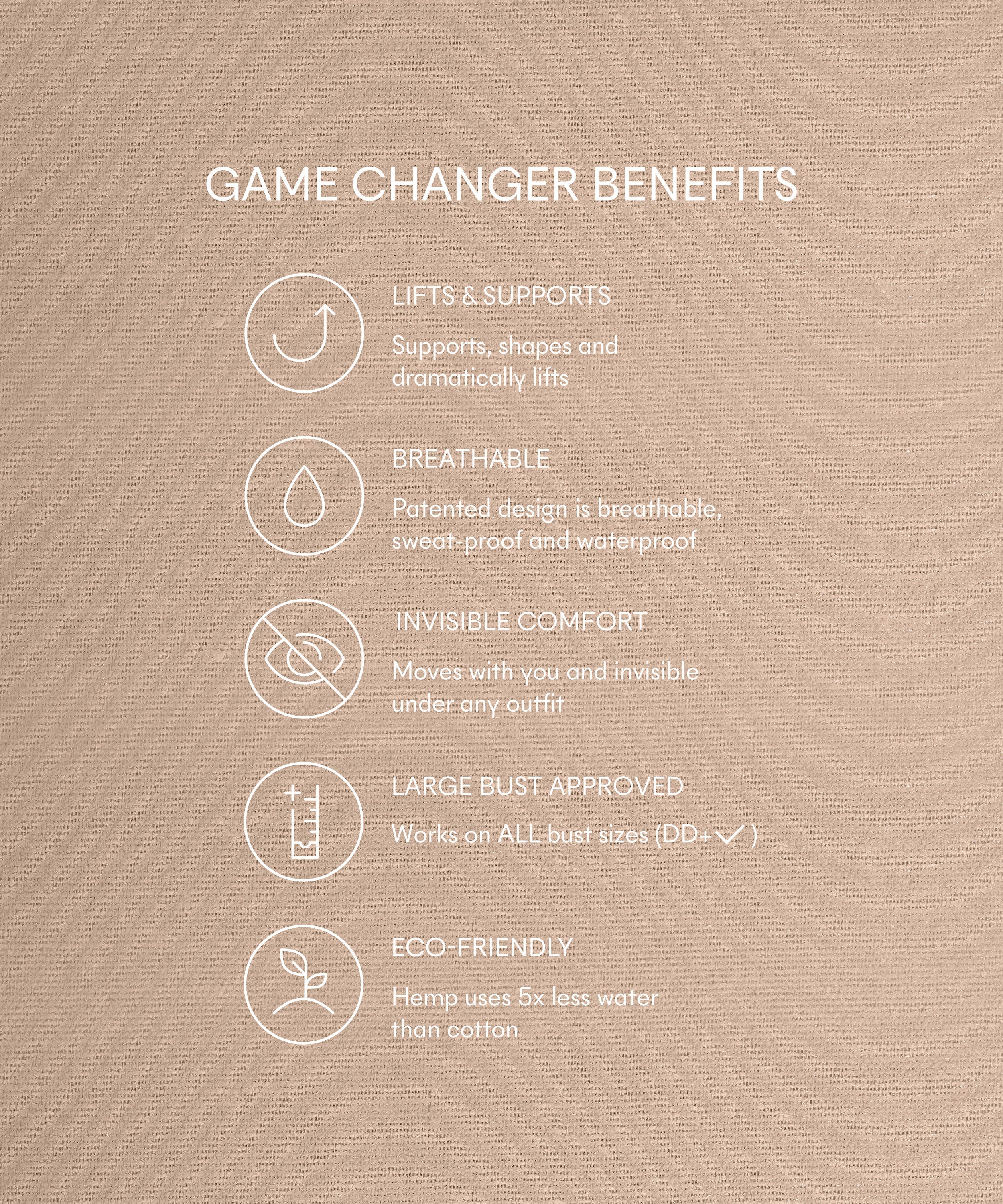 Game Changer Lift & Shape Bra by NOOD