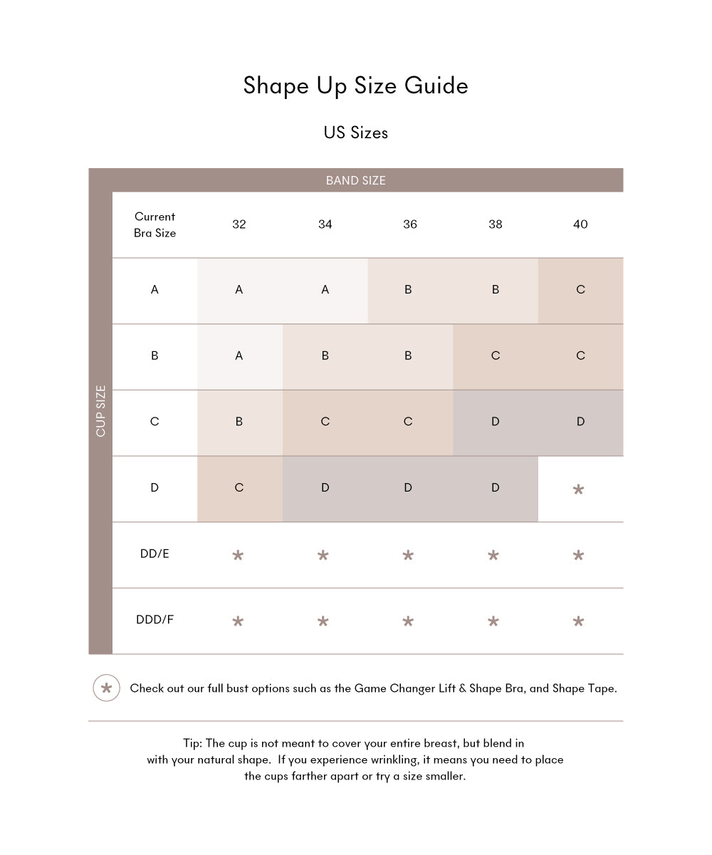 Shape Up Adhesive Bra by NOOD