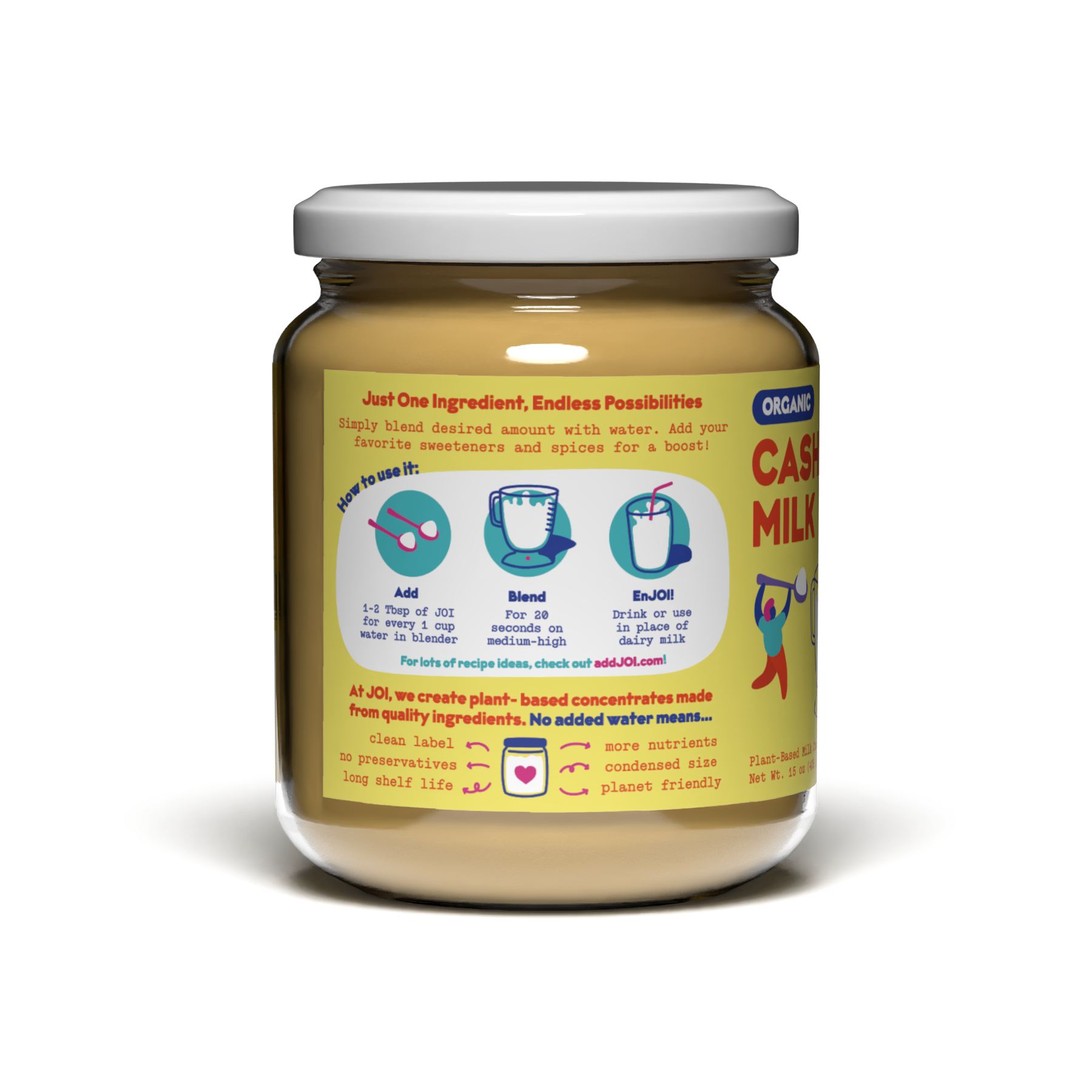Organic Cashew Milk Base by JOI