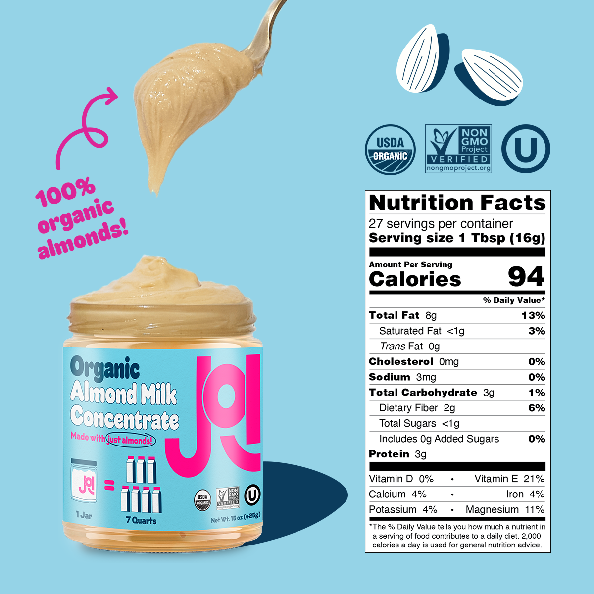 Organic Oat & Organic Almond 2-Pack by JOI