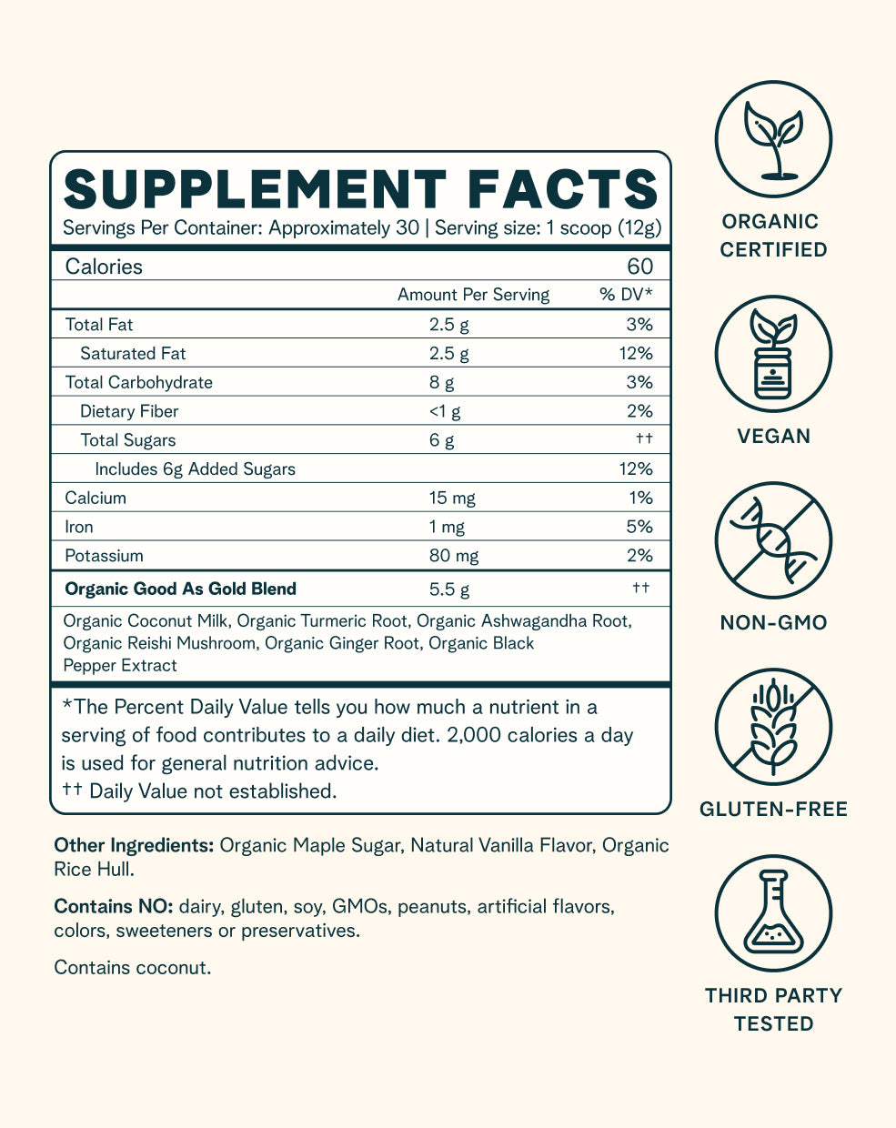 Organic Golden Milk Powder