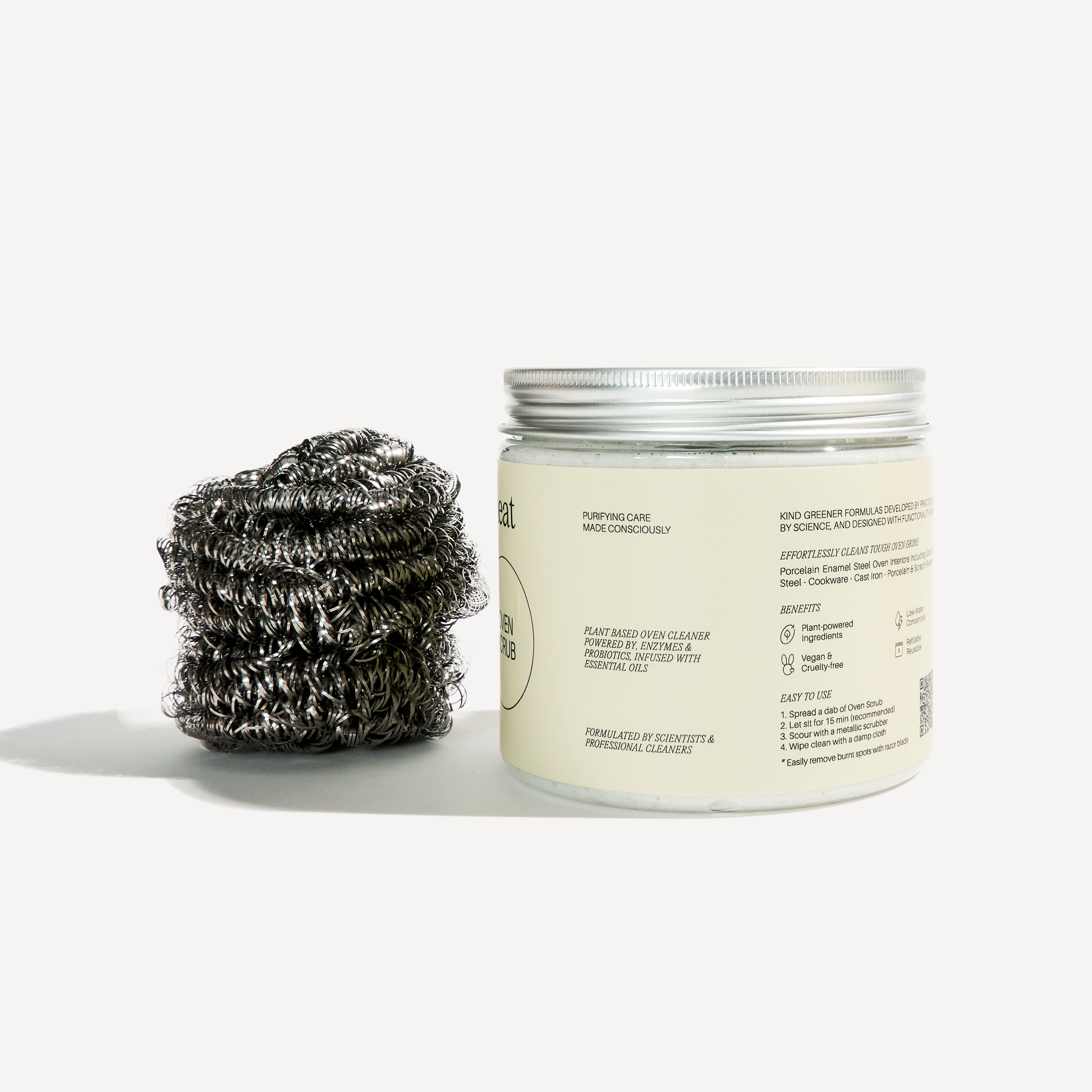 Oven Scrub Cleaner (Plastic Jar) by Everneat