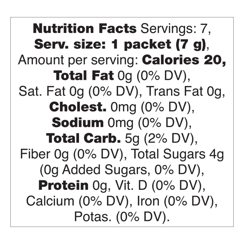 On the Go Detox Honey Packets x 12