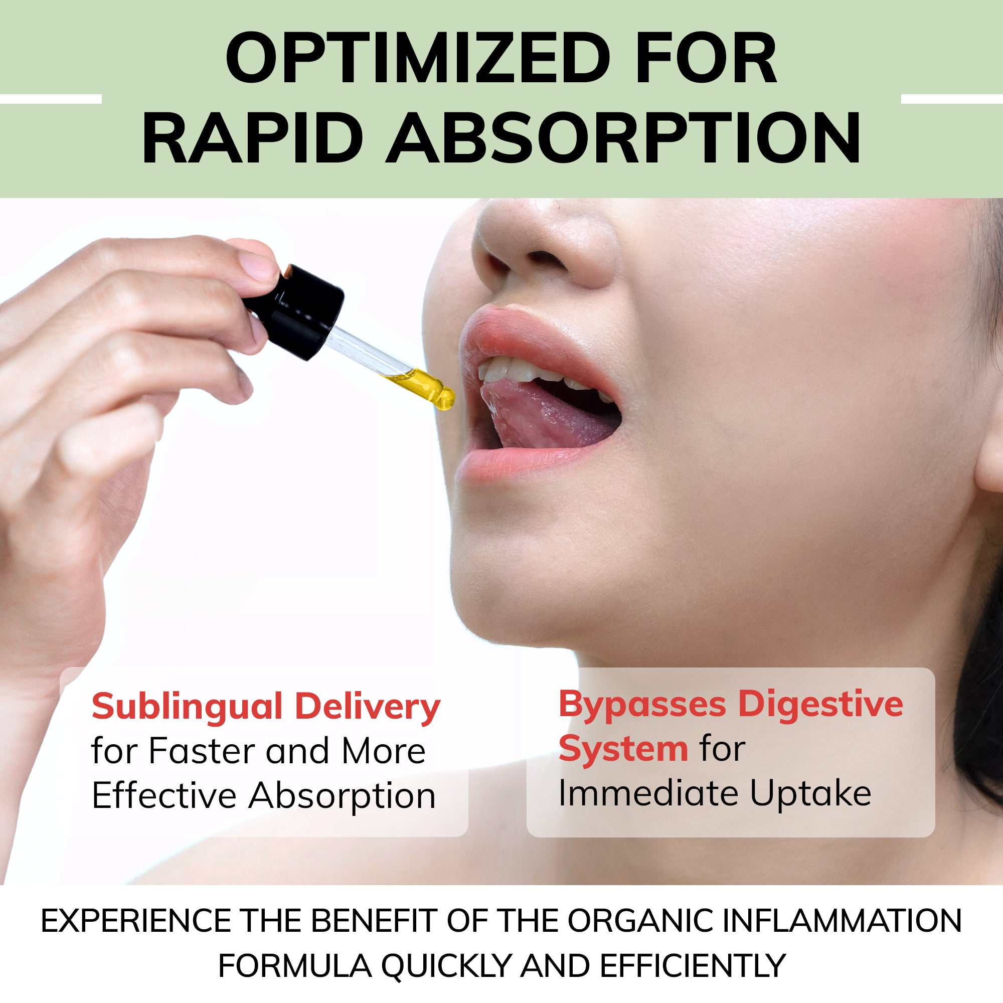 USDA organic inflammation formula for joint pain relief