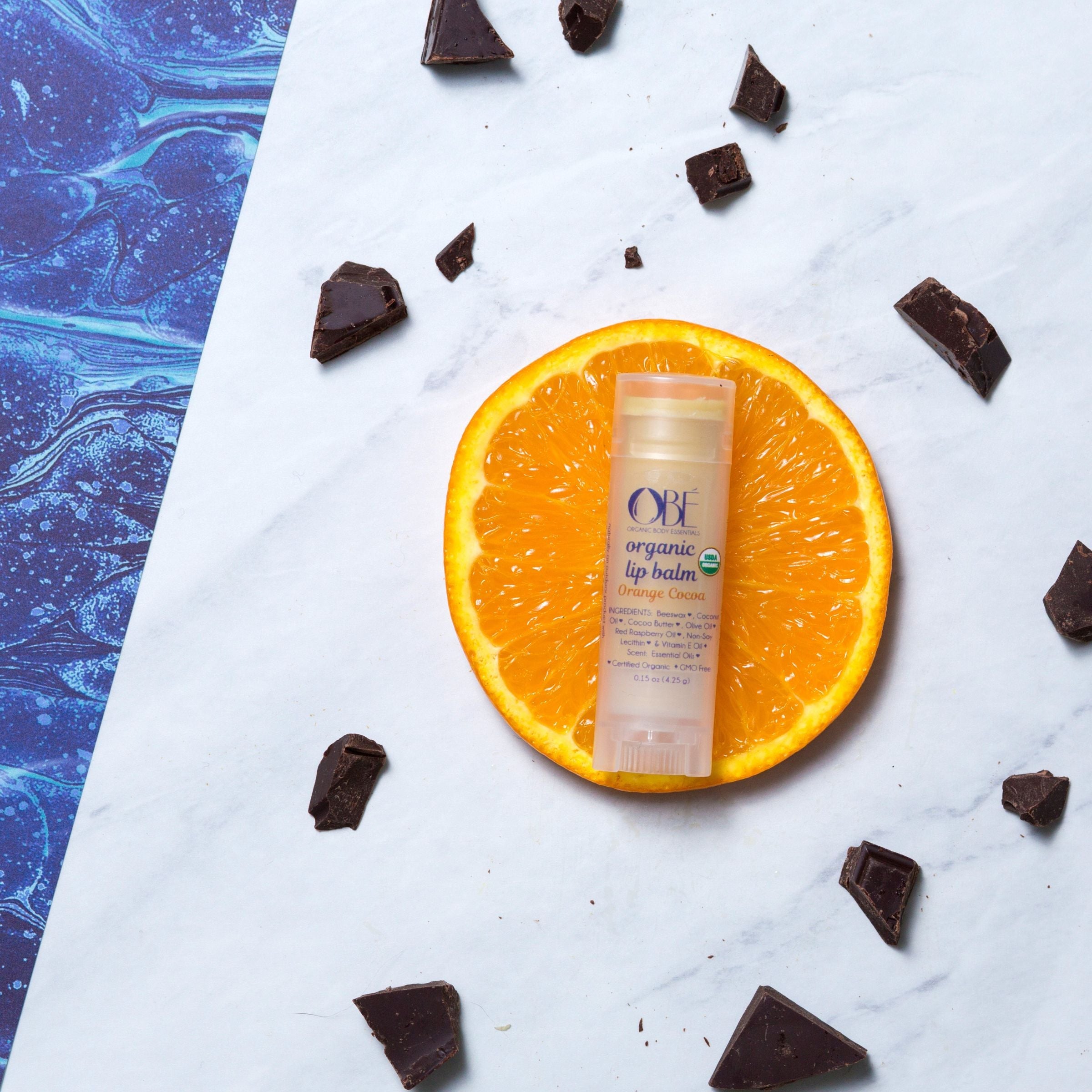 Organic Lip Balm - Orange Cocoa