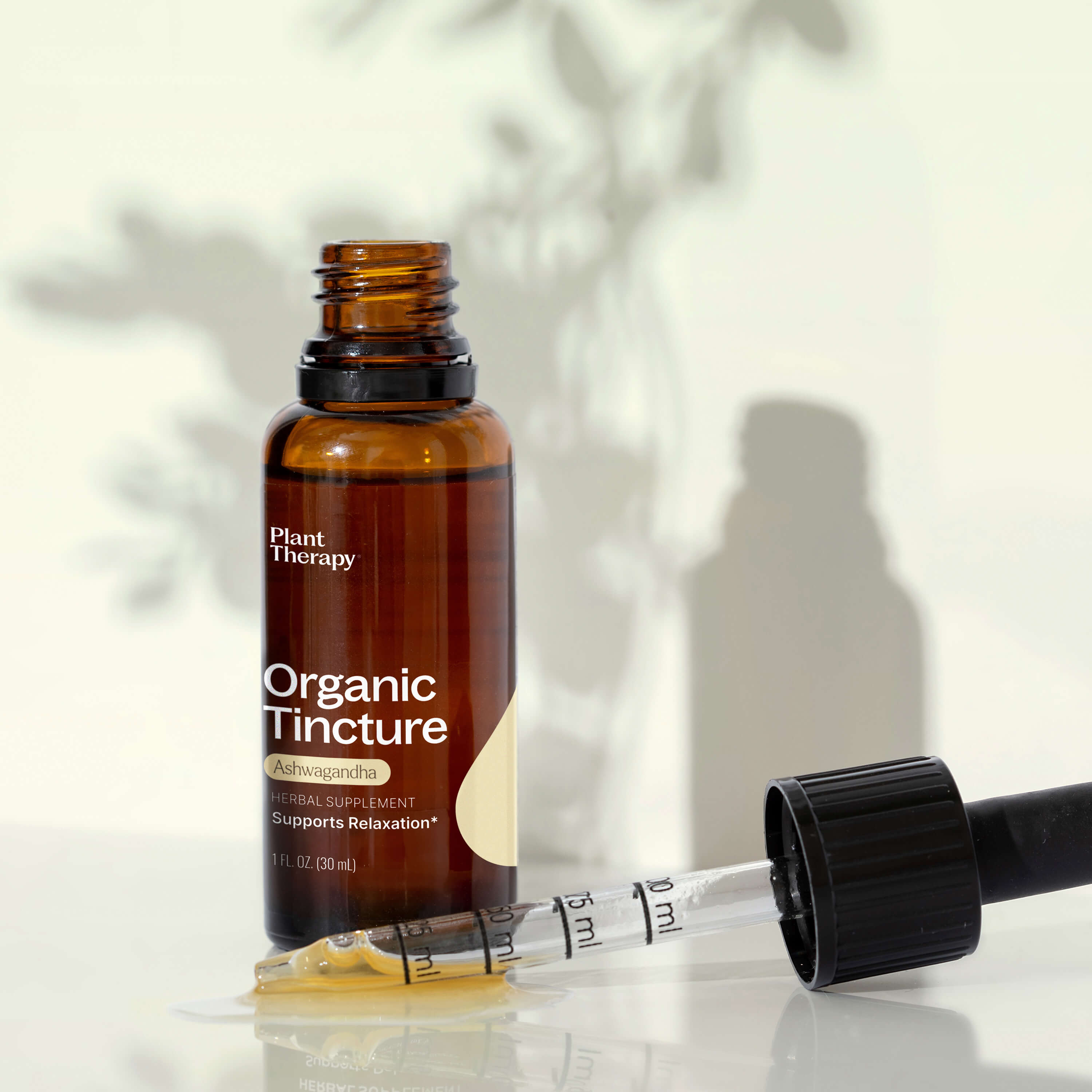 Organic Ashwagandha Herbal Tincture by Plant Therapy