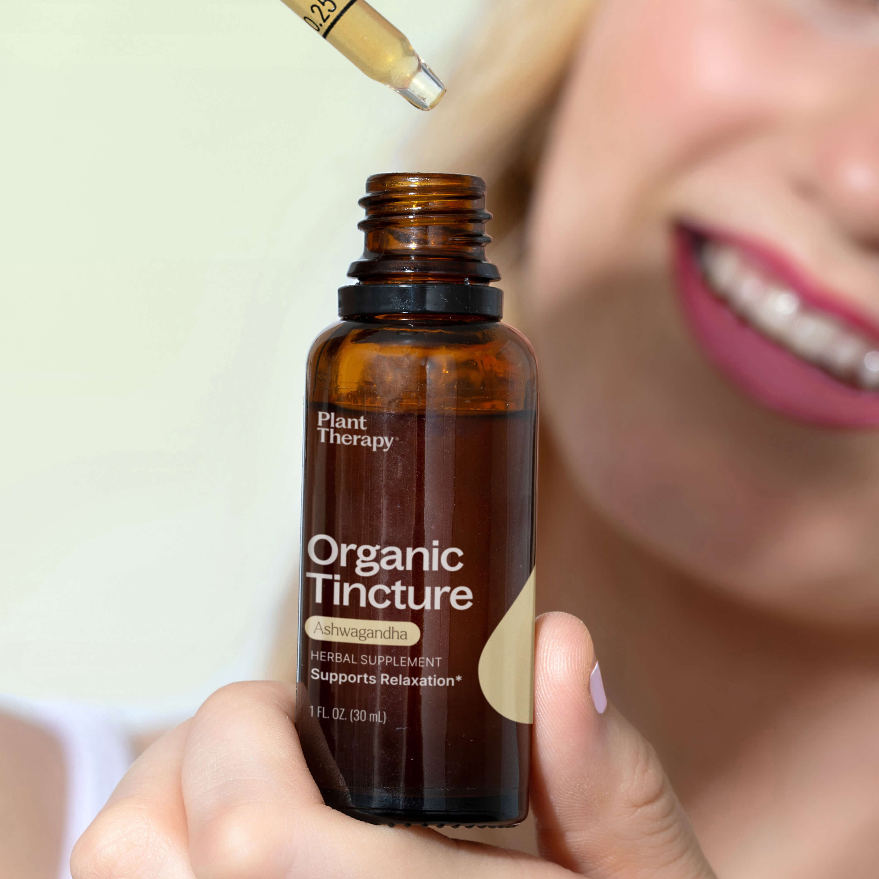 Organic Ashwagandha Herbal Tincture by Plant Therapy