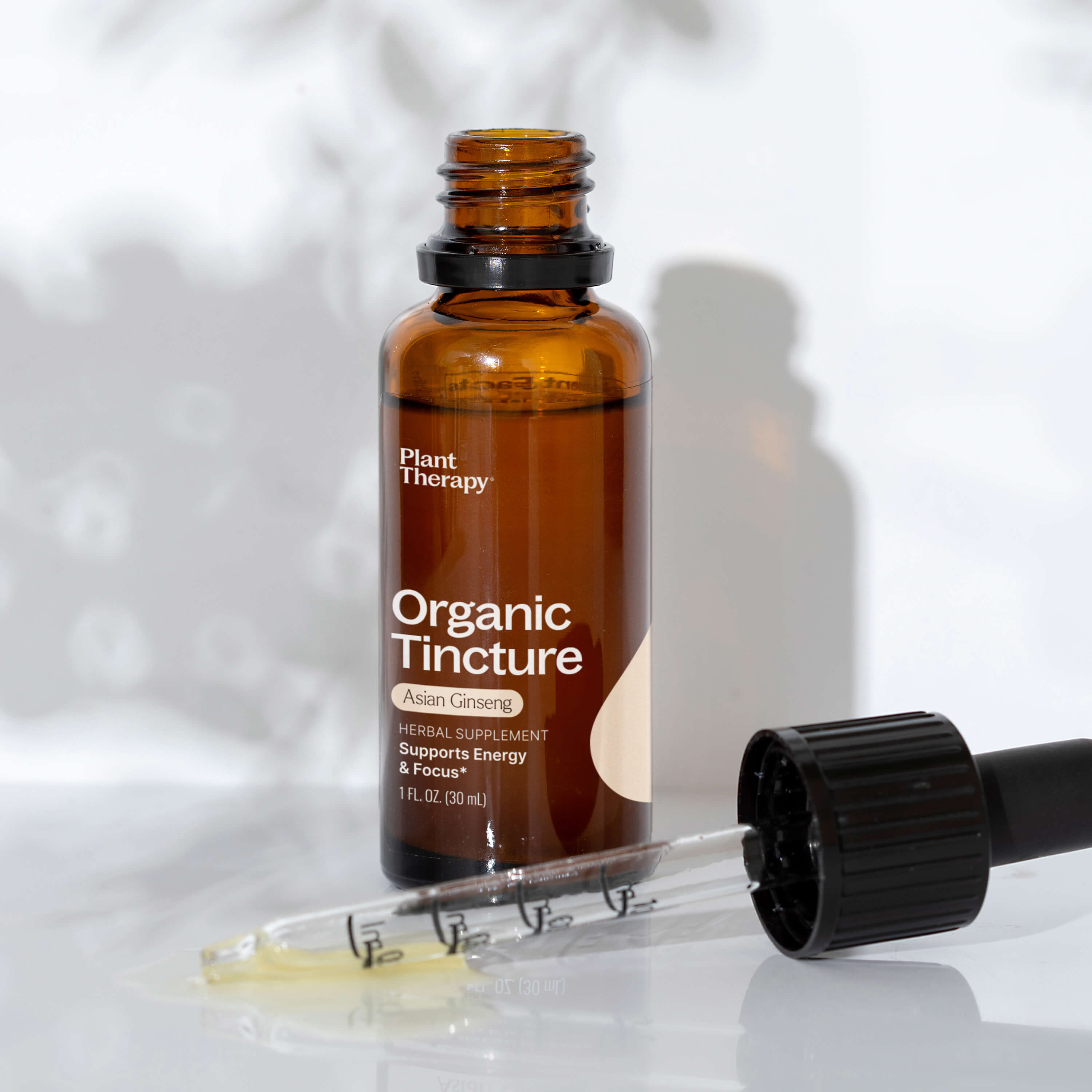 Organic Asian Ginseng Herbal Tincture by Plant Therapy