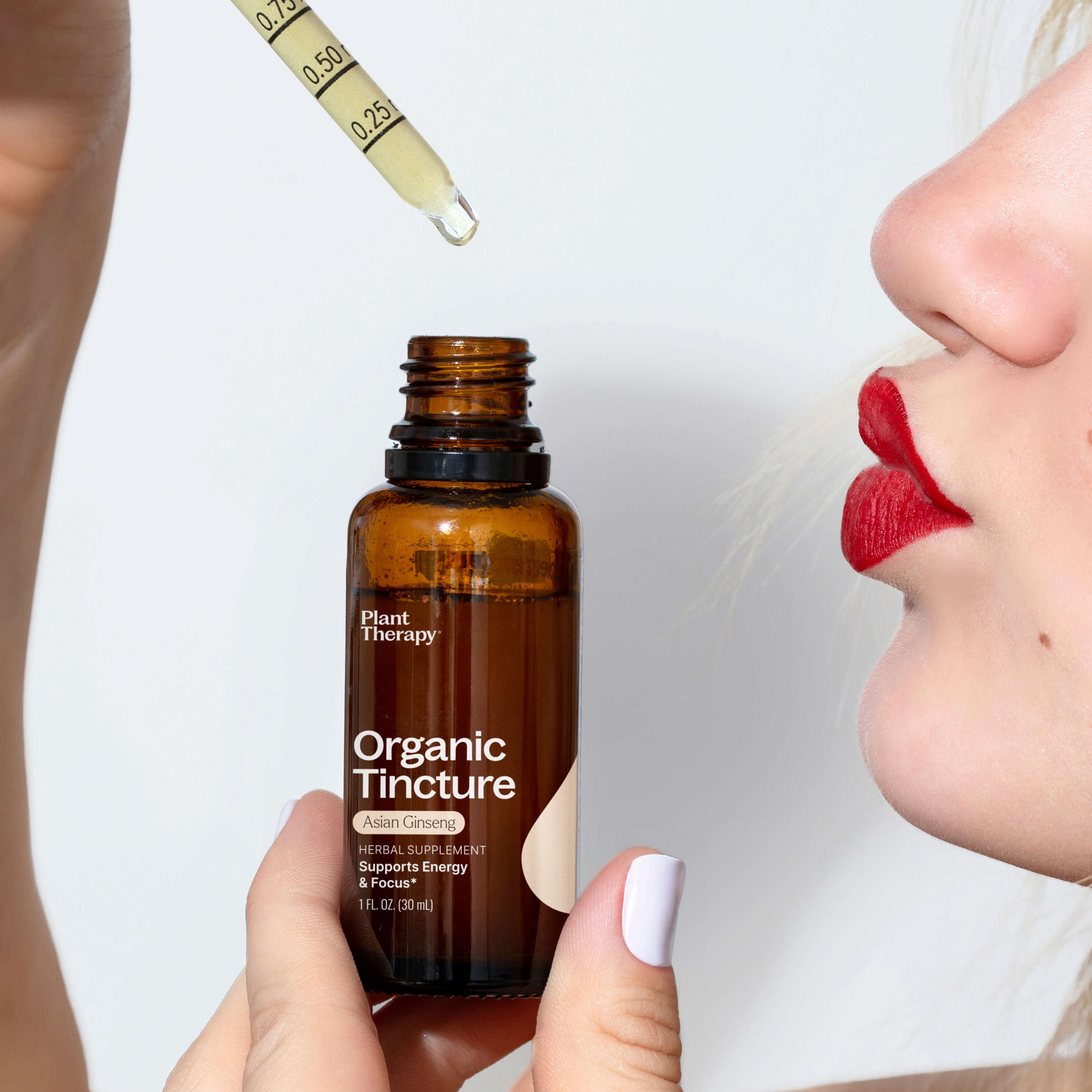 Organic Asian Ginseng Herbal Tincture by Plant Therapy