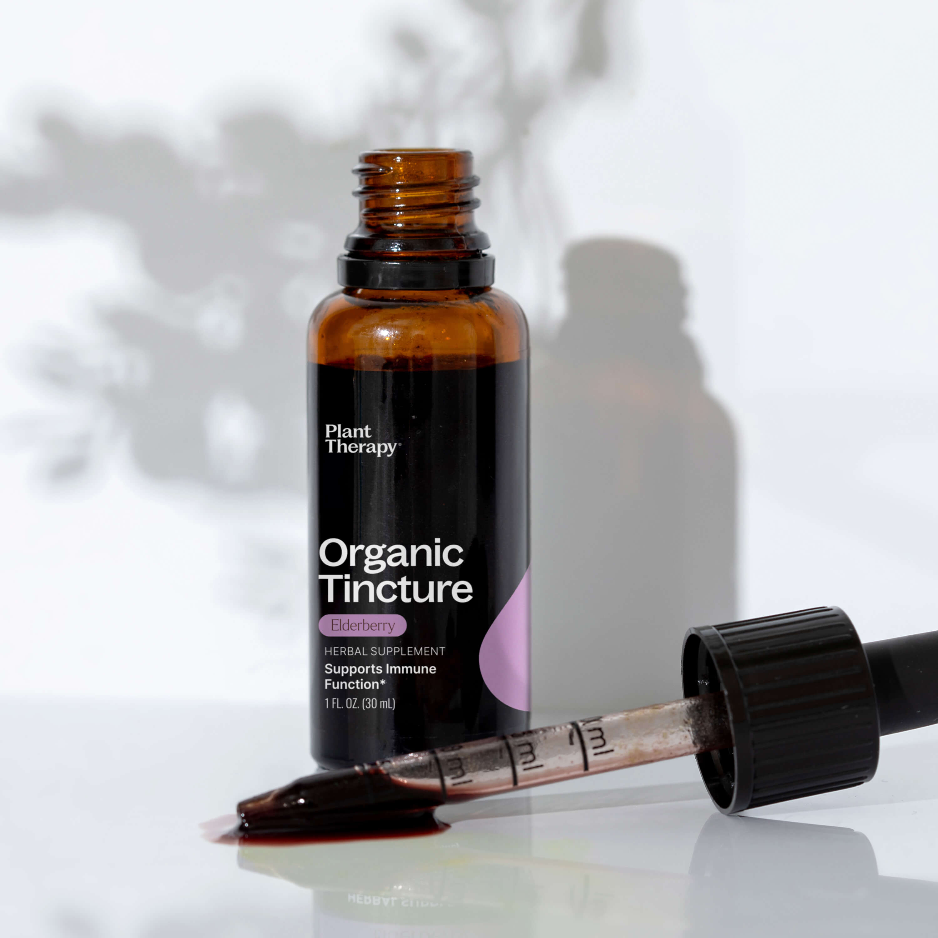 Organic Elderberry Herbal Tincture by Plant Therapy