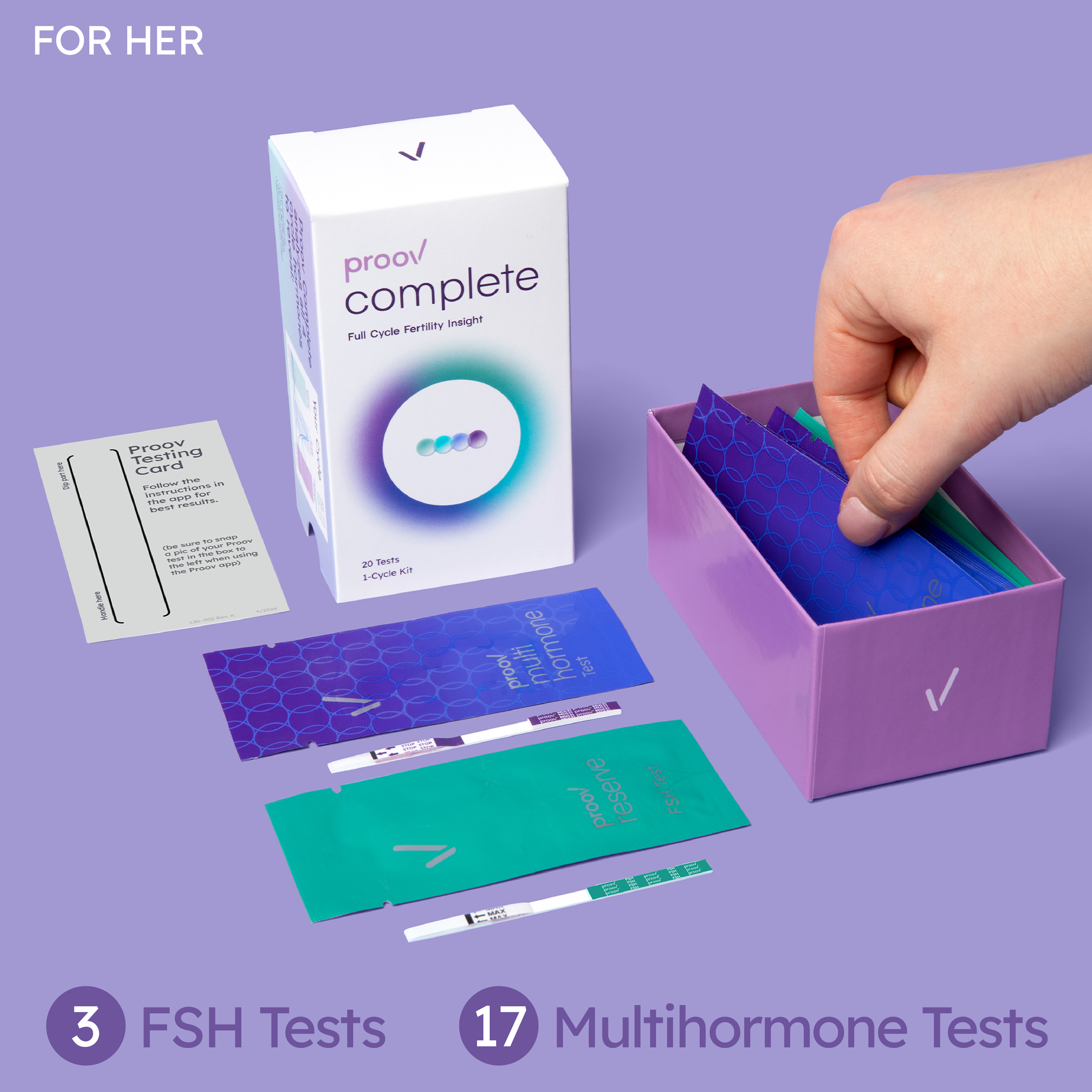 Hers and His Advanced Fertility Test for Couples by Proov