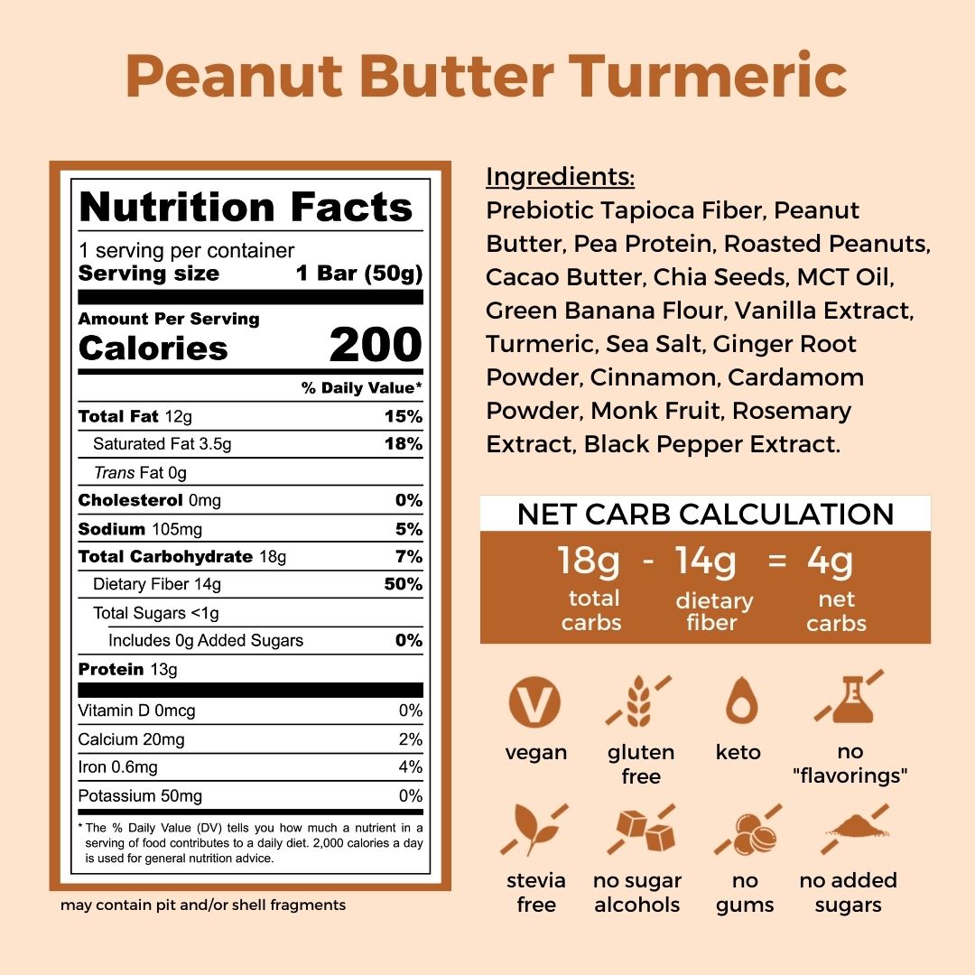 Peanut Butter Turmeric by Resist Nutrition
