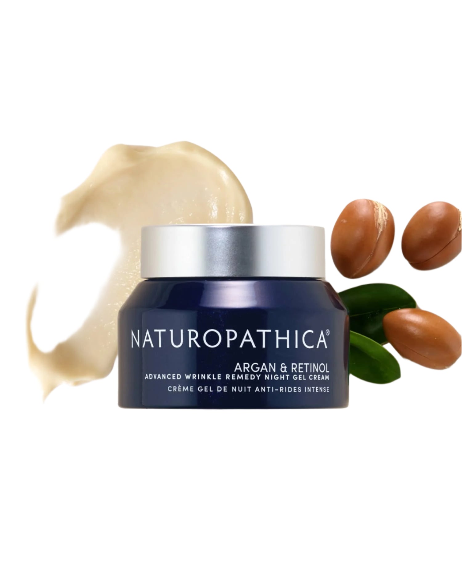Argan & Retinol Advanced Wrinkle Remedy Night Gel Cream by Naturopathica