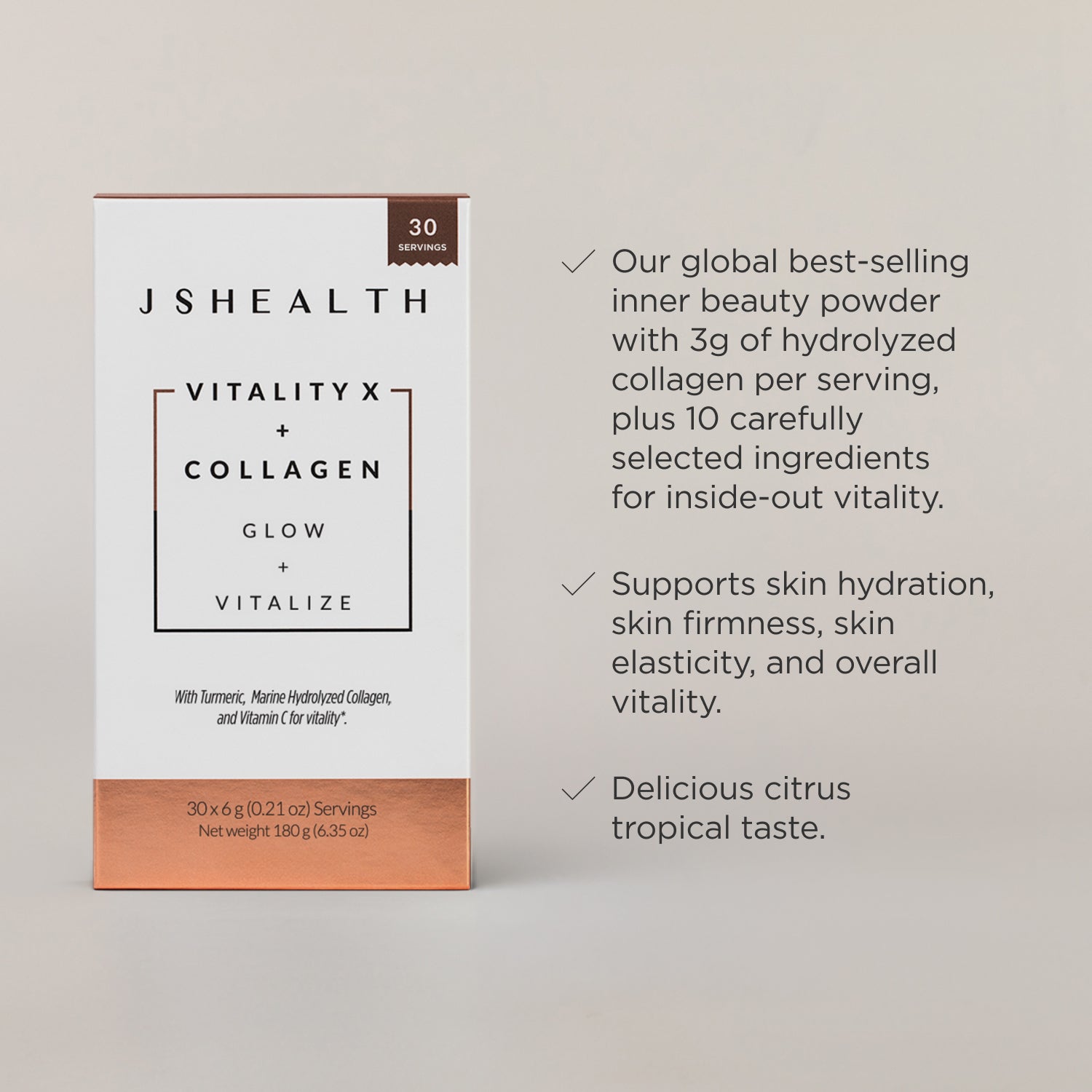 Vitality X + Collagen - 30 packets