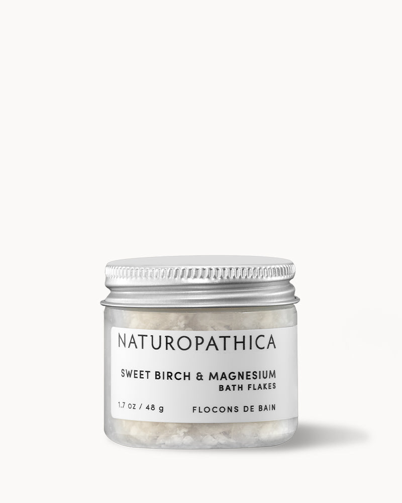 Sweet Birch & Magnesium Bath Flakes by Naturopathica