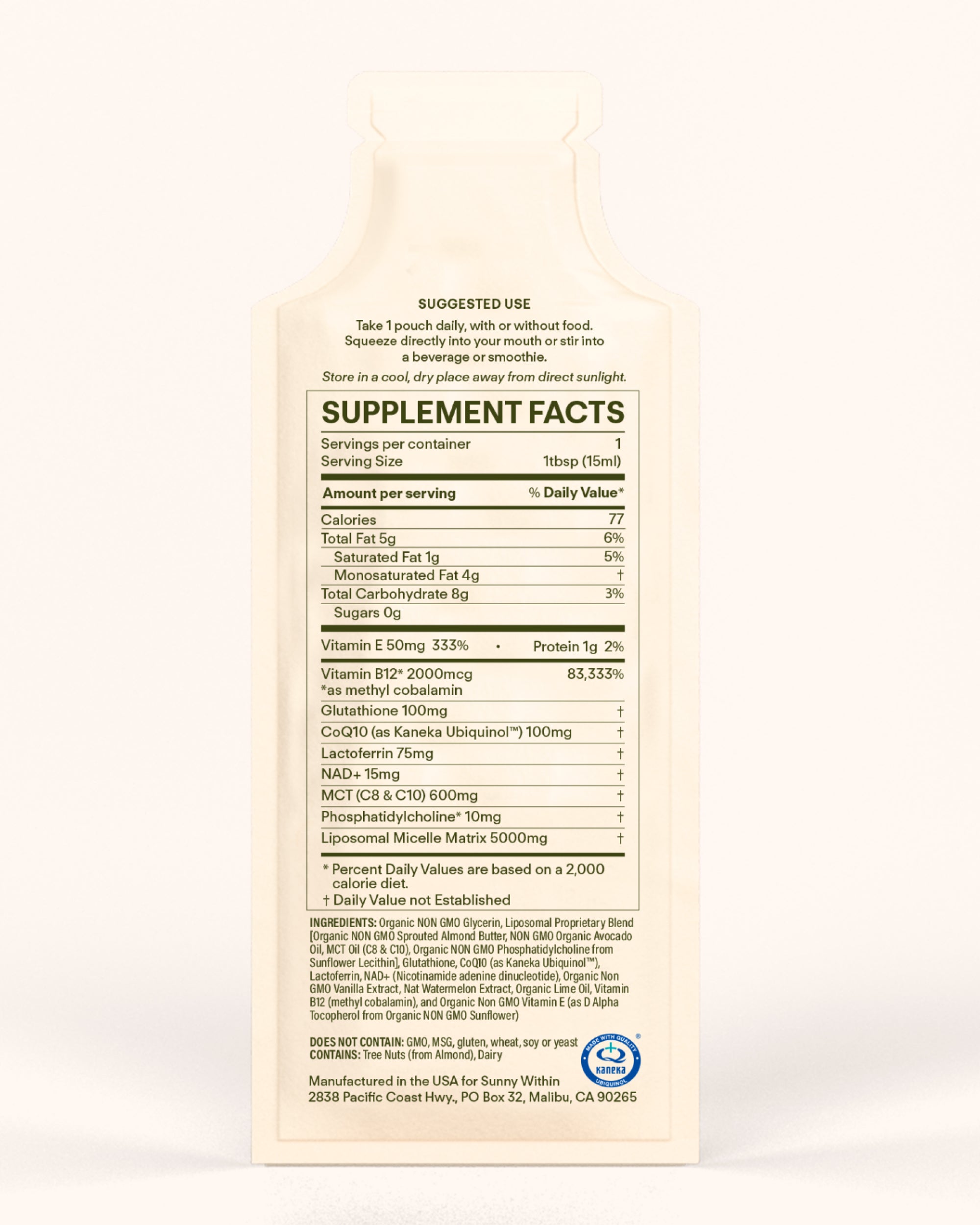 Longevity Sunny Within