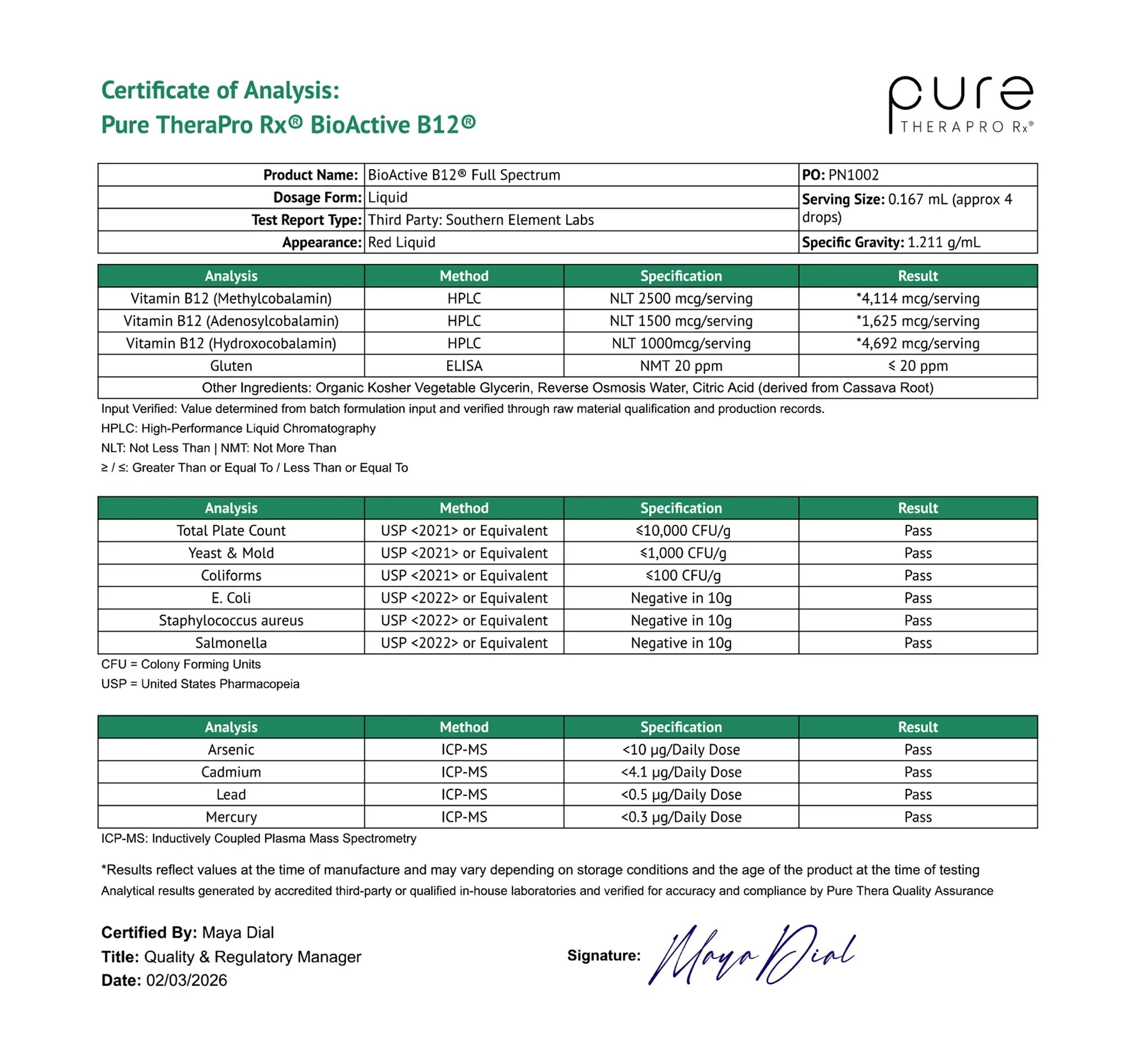 BioActive B12 Full-Spectrum