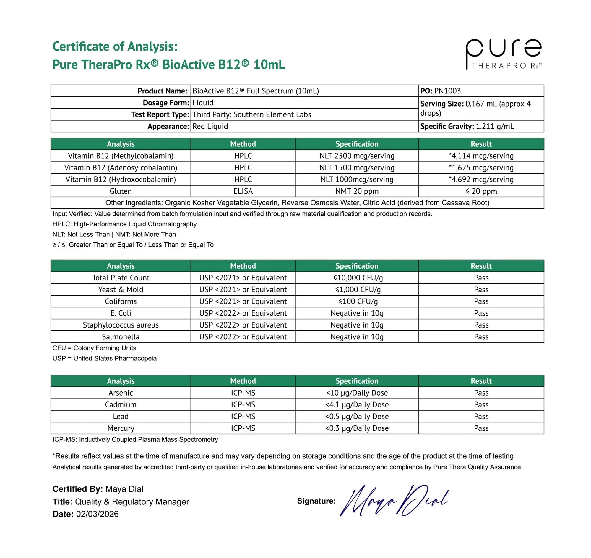 BioActive B12 Full-Spectrum