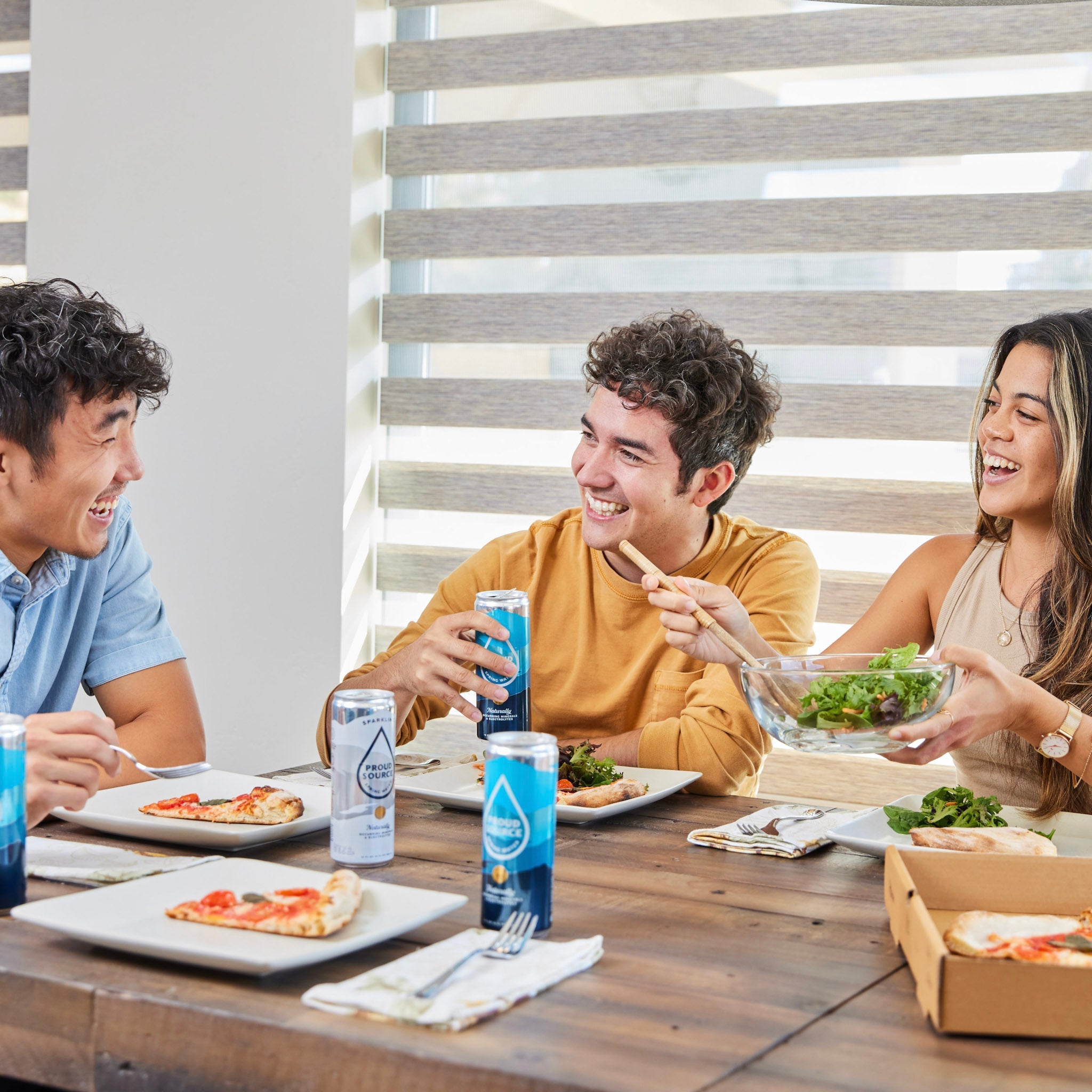 Alkaline Spring Water Cans by PROUD SOURCE WATER