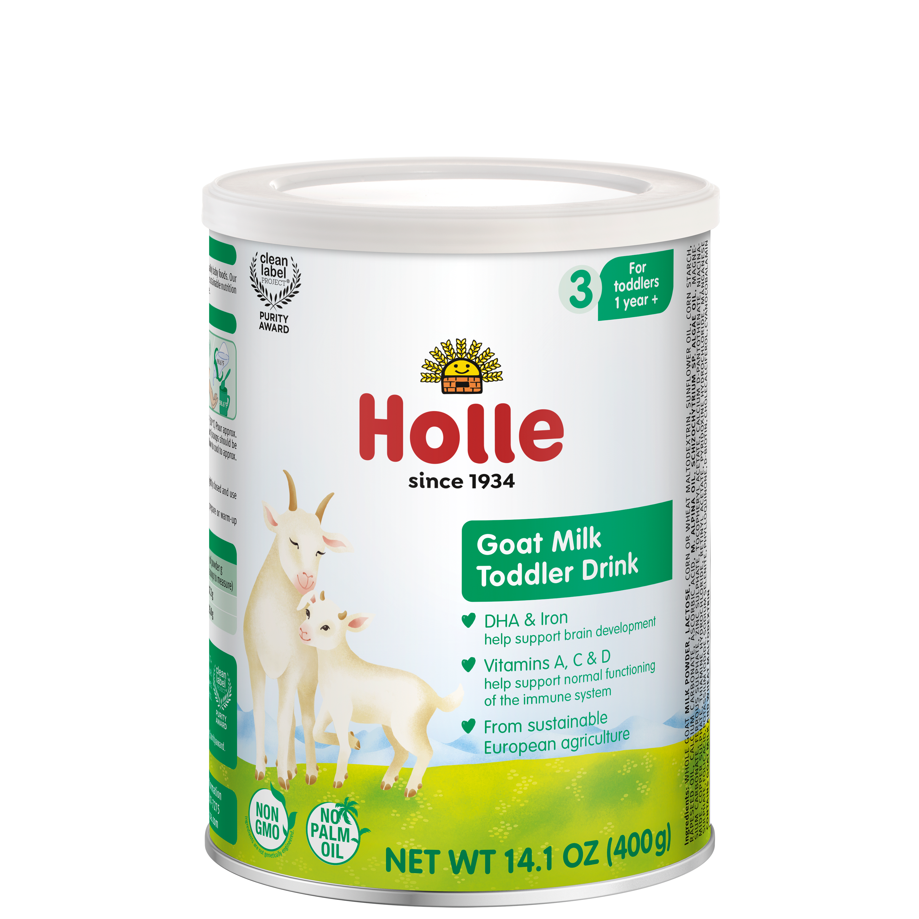 Holle Goat Milk Toddler Drink - Stage 3 | Non GMO (14 oz) by Holle USA