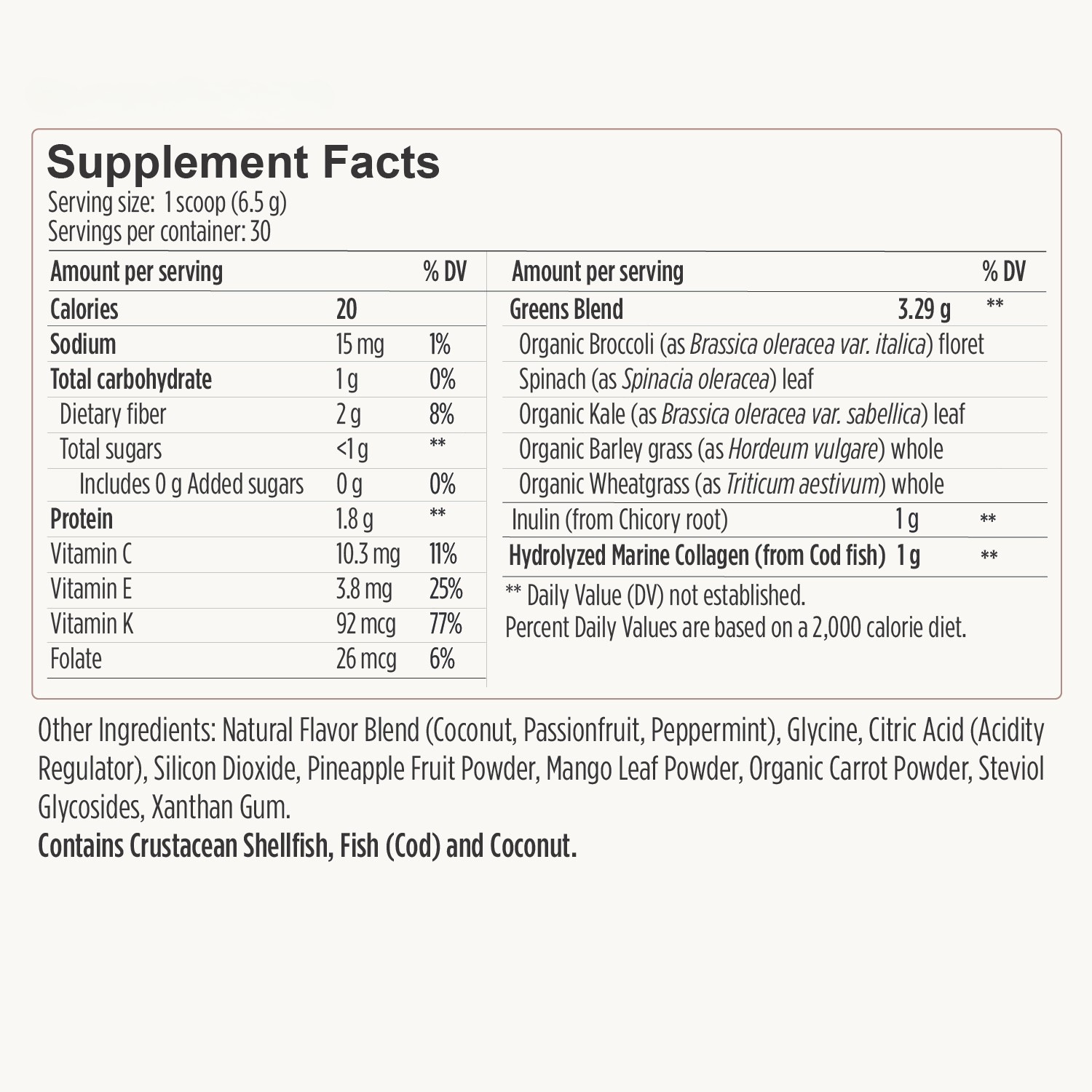 Daily Supergreens Formula