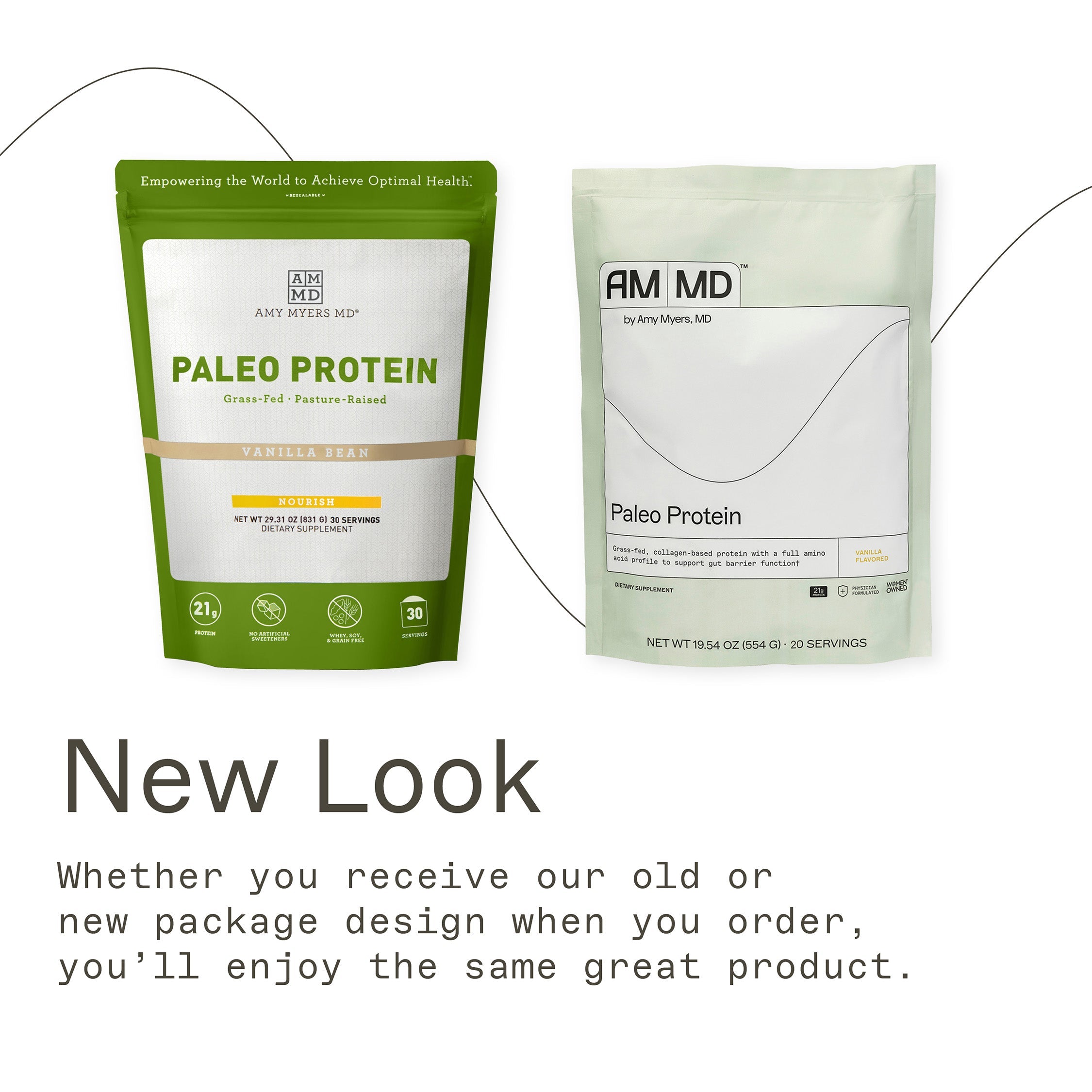 Paleo Protein Powder - Vanilla Bean by Amy Myers MD