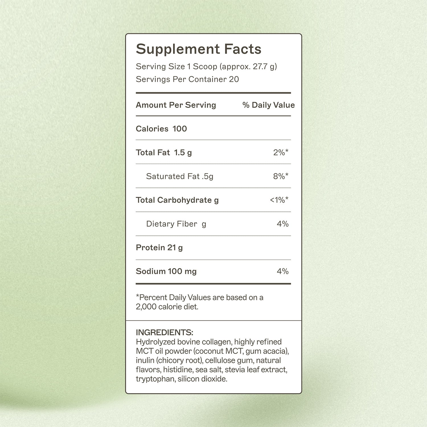 Paleo Protein Powder - Vanilla Bean by Amy Myers MD