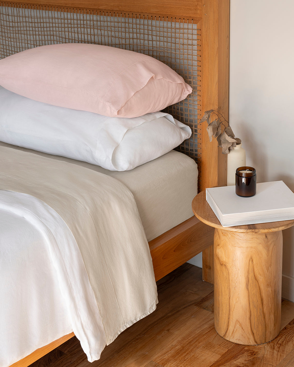 Stonewashed Linen Pillowcases