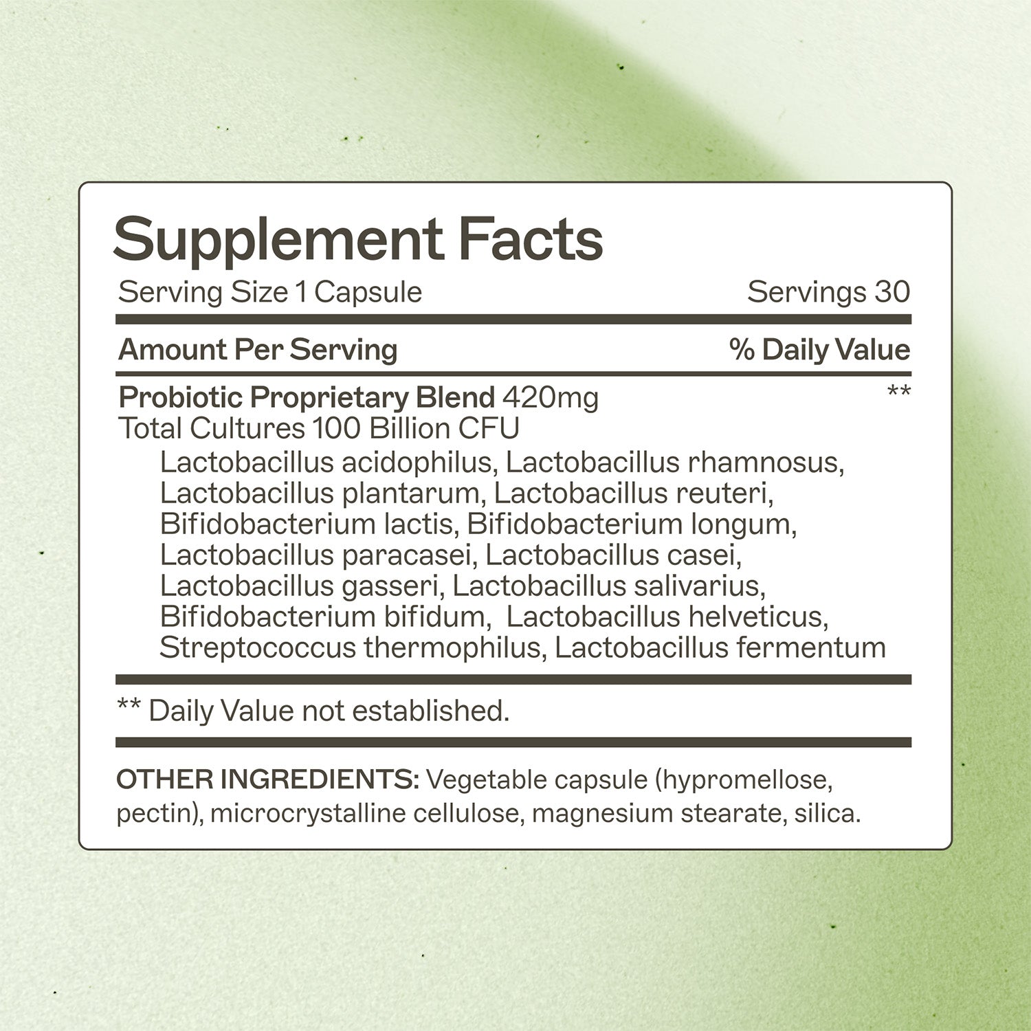 Probiotic Capsules 100 Billion by Amy Myers MD