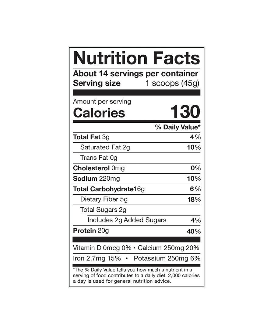 NØRSE CØDE Chocolate Plant Protein Powder by NØRSE CØDE