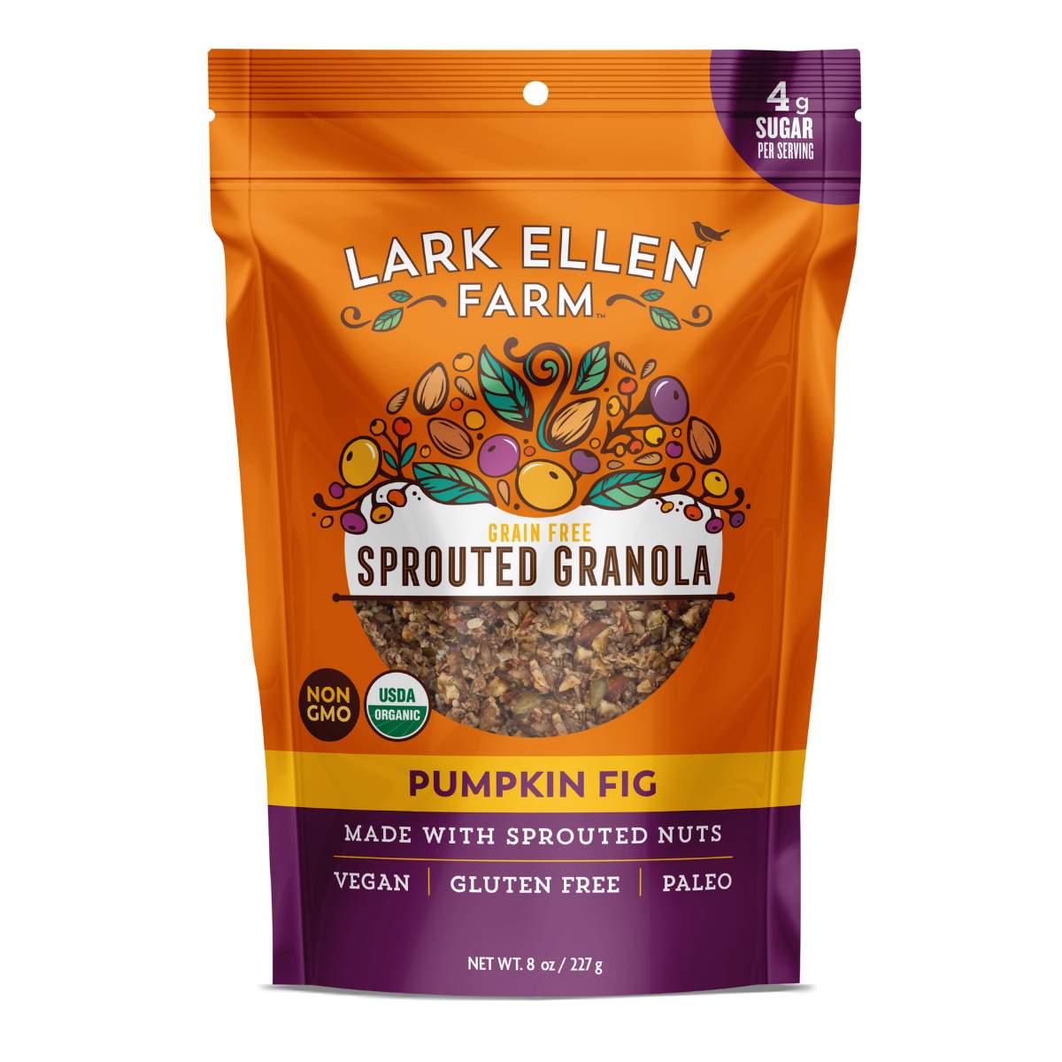 Pumpkin Fig Sprouted Granola (Grain-Free)