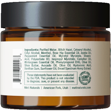 Recovery, Broad Spectrum Topical Cream, 2 oz - Peppermint