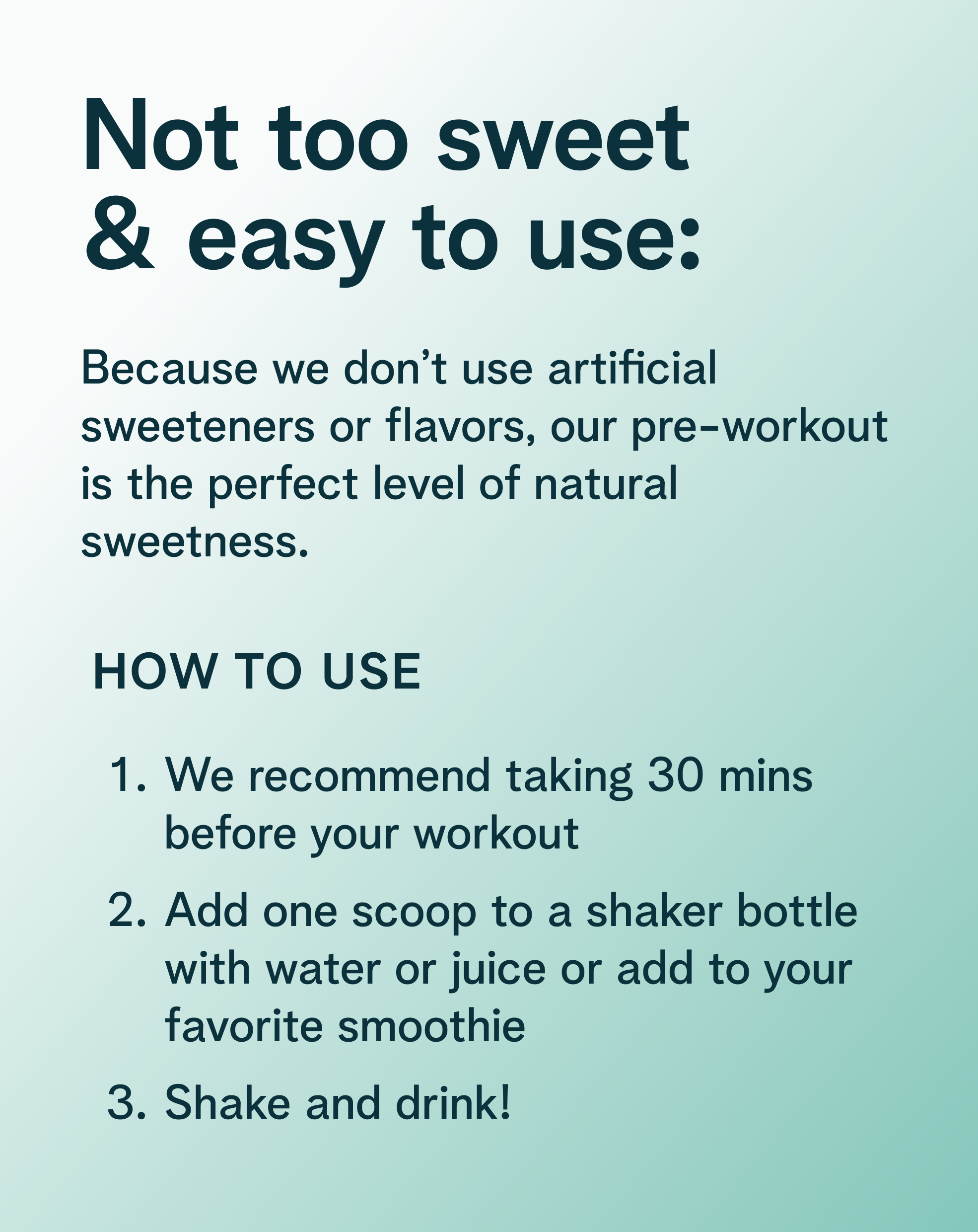 Organic Pre-Workout Powder