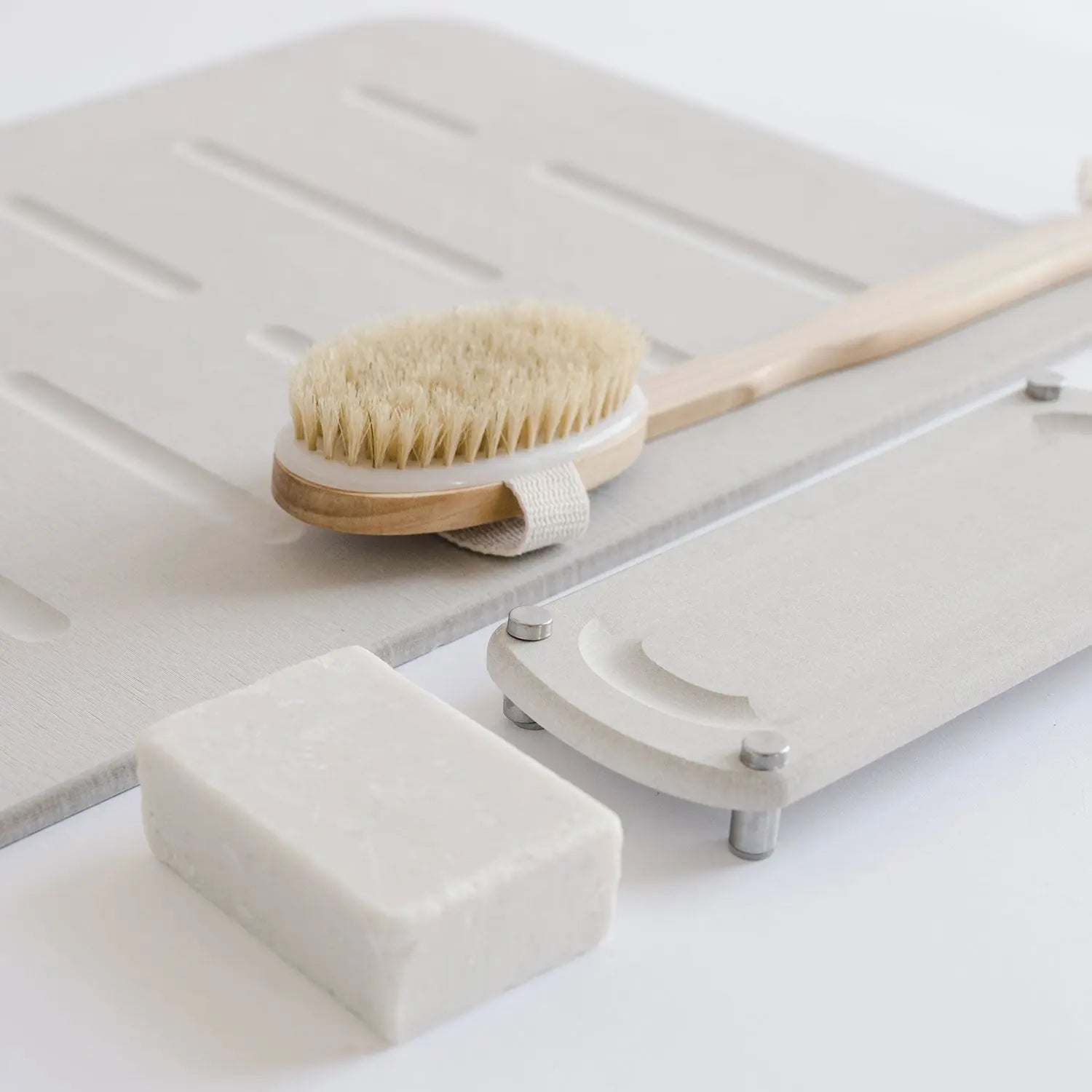 Rain Bath Stone™ Mat + Sink Caddy Bundle by Dorai Home | Quick-Drying Home Essentials