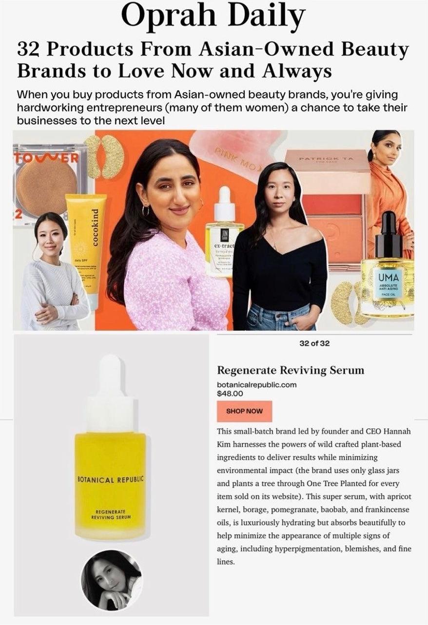 REGENERATE REVIVING SERUM by Botanical Republic
