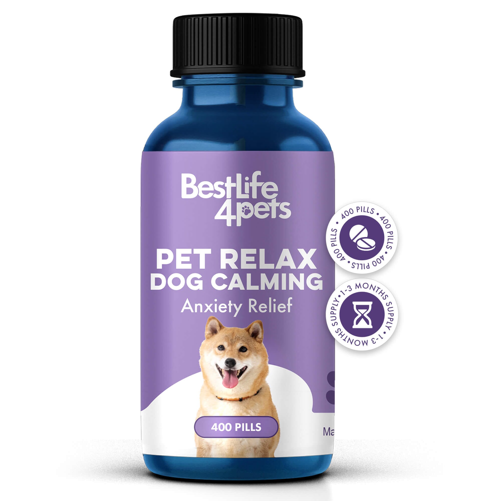 Pet Relax Dog Anxiety and Calming Relief Formula by BestLife4Pets